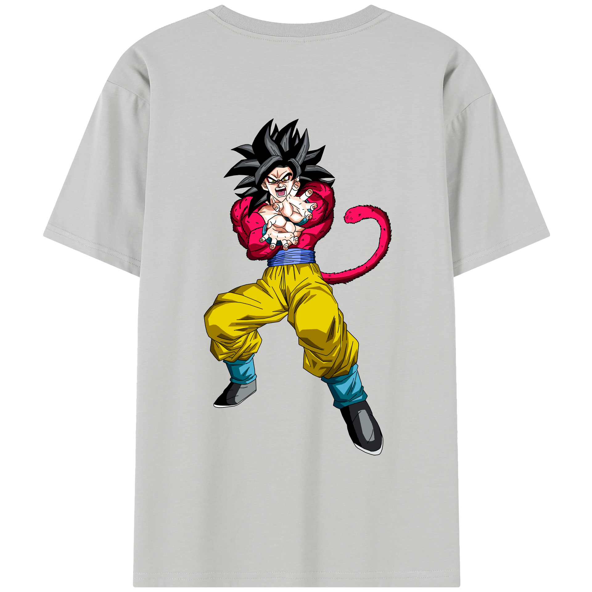 （画像用） ドラゴンボール 孫悟空（そん ごくう）Son Goku カカロット DRAGON BALL Kakarotto レディース半袖Tシャツ(バックプリント)