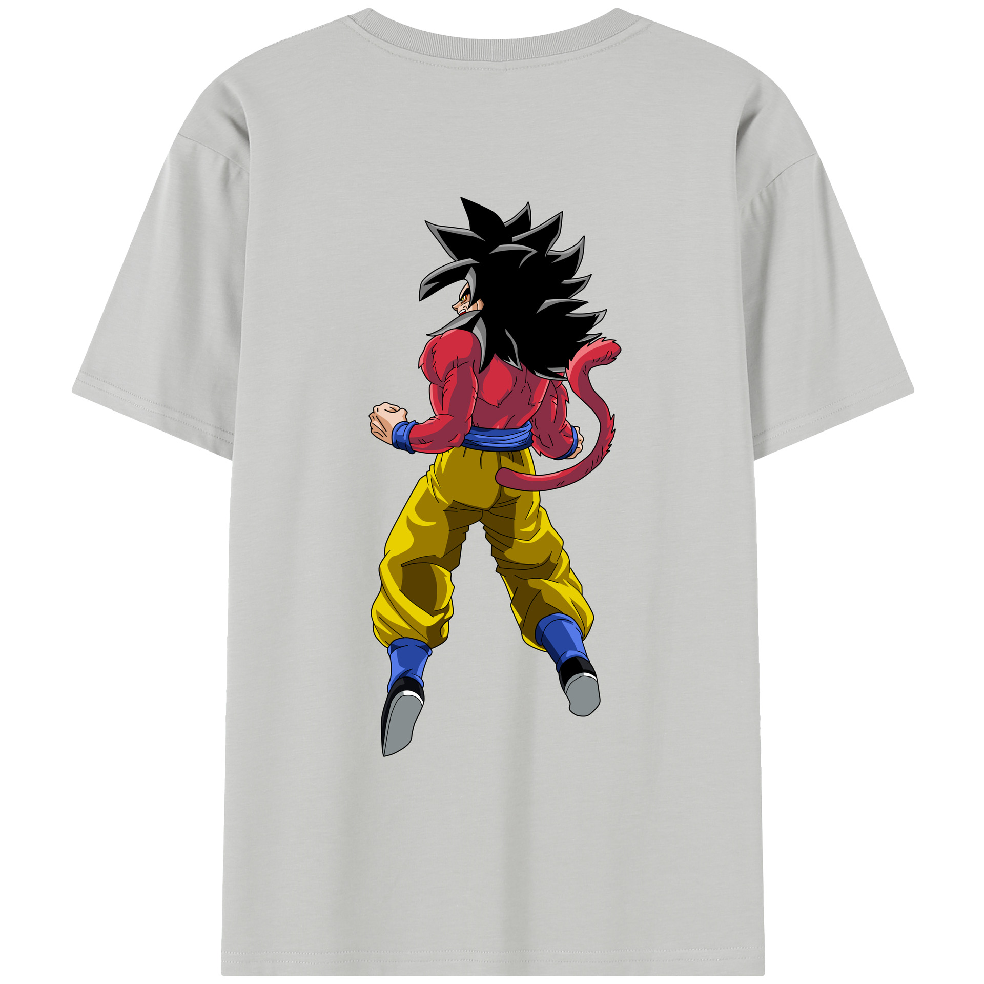 （画像用） ドラゴンボール 孫悟空（そん ごくう）Son Goku カカロット DRAGON BALL Kakarotto レディース半袖Tシャツ(バックプリント)