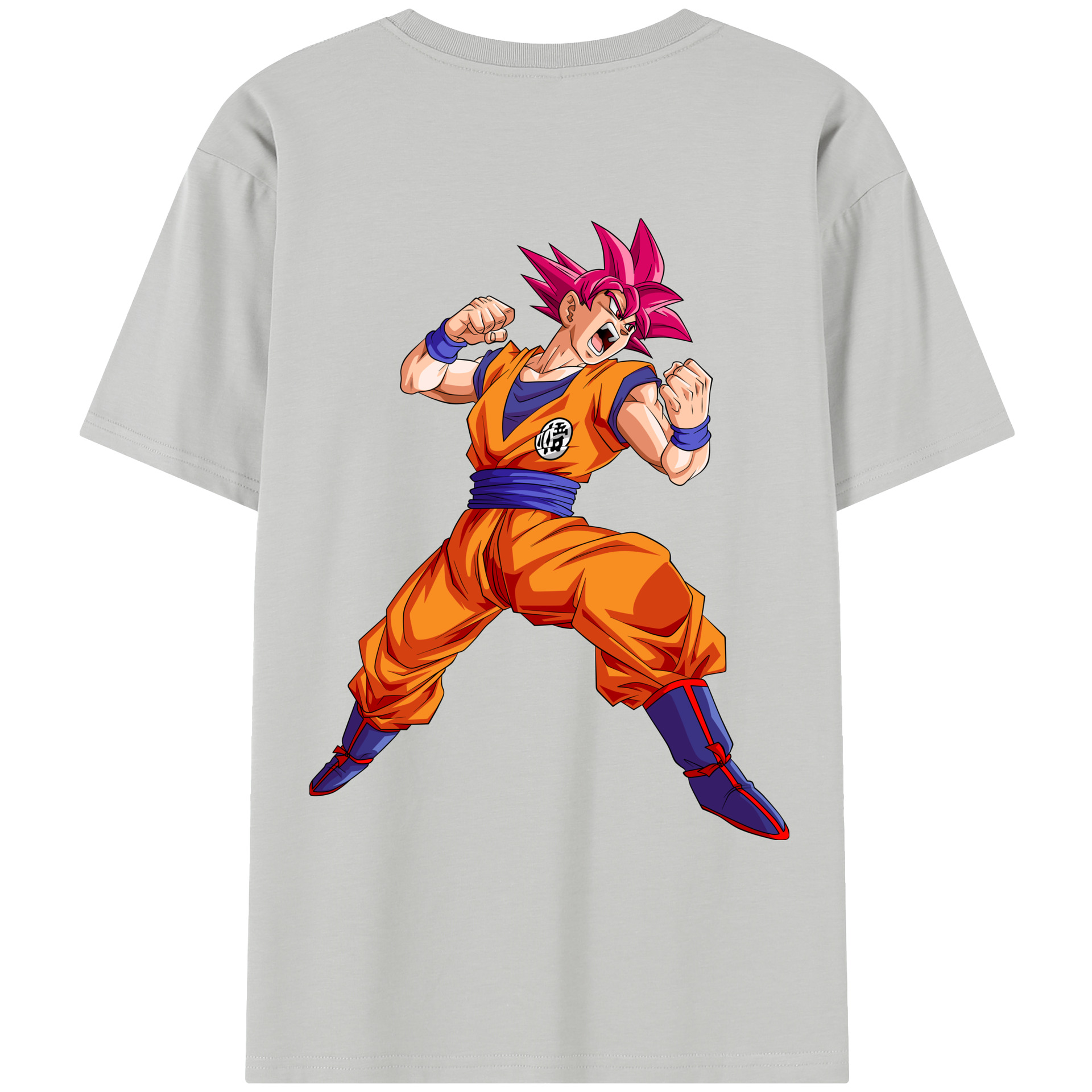 （画像用） ドラゴンボール 孫悟空（そん ごくう）Son Goku カカロット DRAGON BALL Kakarotto レディース半袖Tシャツ(バックプリント)