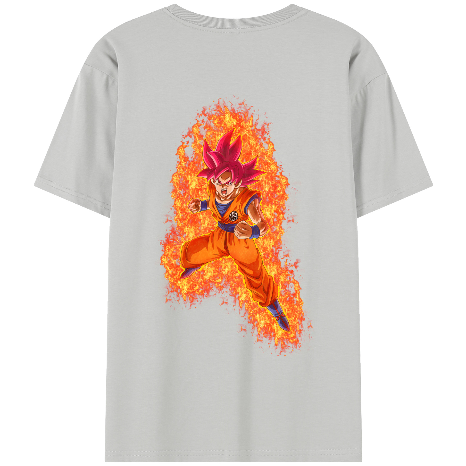 （画像用） ドラゴンボール 孫悟空（そん ごくう）Son Goku カカロット DRAGON BALL Kakarotto レディース半袖Tシャツ(バックプリント)
