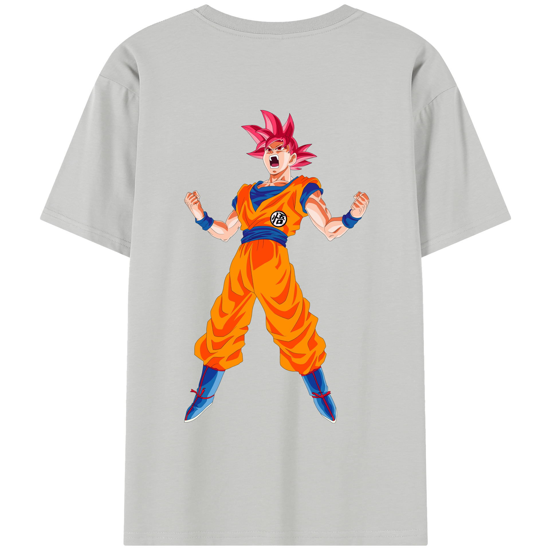 （画像用） ドラゴンボール 孫悟空（そん ごくう）Son Goku カカロット DRAGON BALL Kakarotto レディース半袖Tシャツ(バックプリント)
