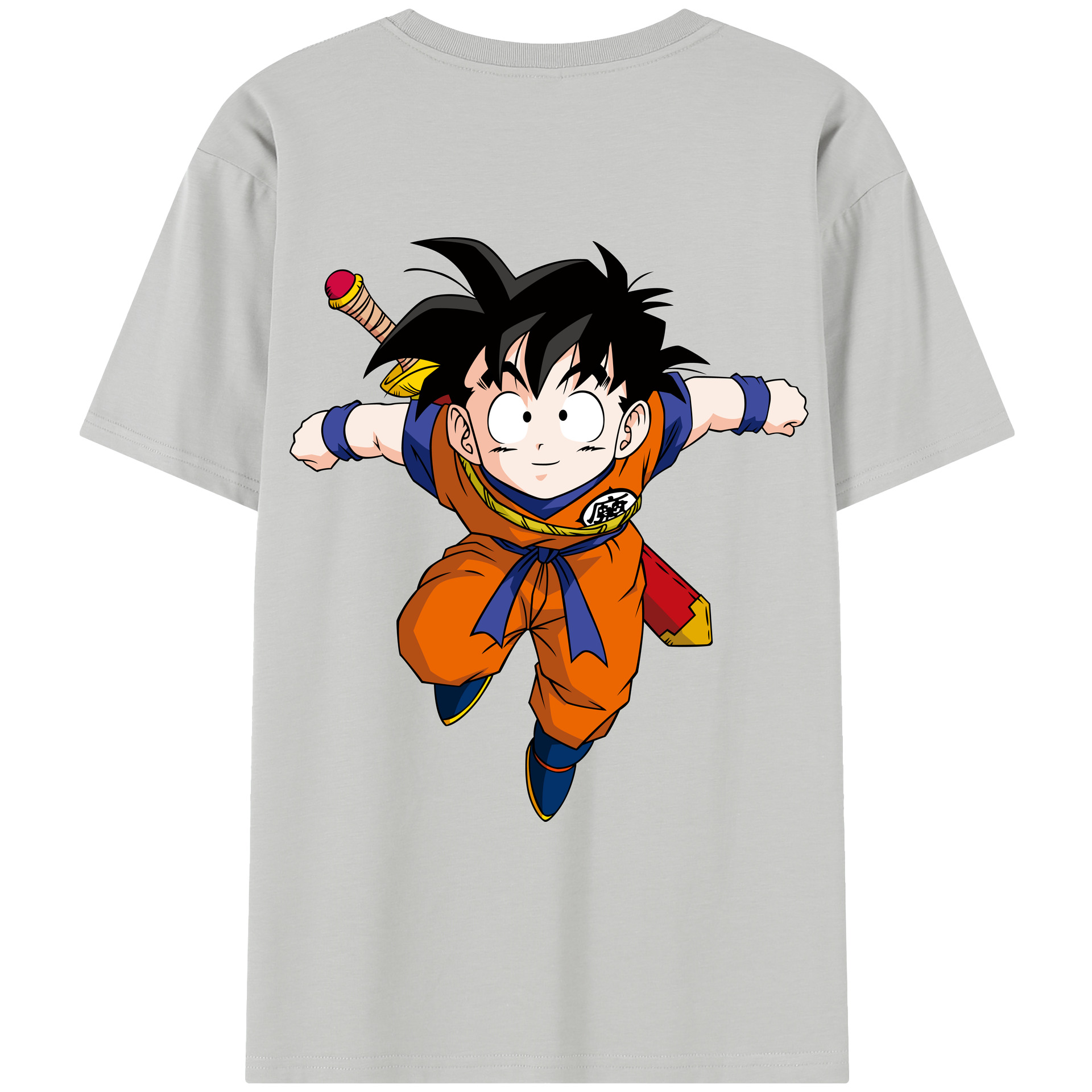 （画像用） ドラゴンボール 孫悟空（そん ごくう）Son Goku カカロット DRAGON BALL Kakarotto レディース半袖Tシャツ(バックプリント)