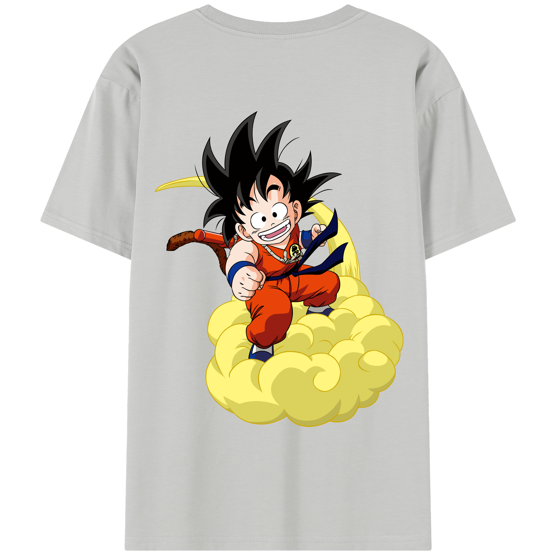 （画像用） ドラゴンボール 孫悟空（そん ごくう）Son Goku カカロット DRAGON BALL Kakarotto レディース半袖Tシャツ(バックプリント)