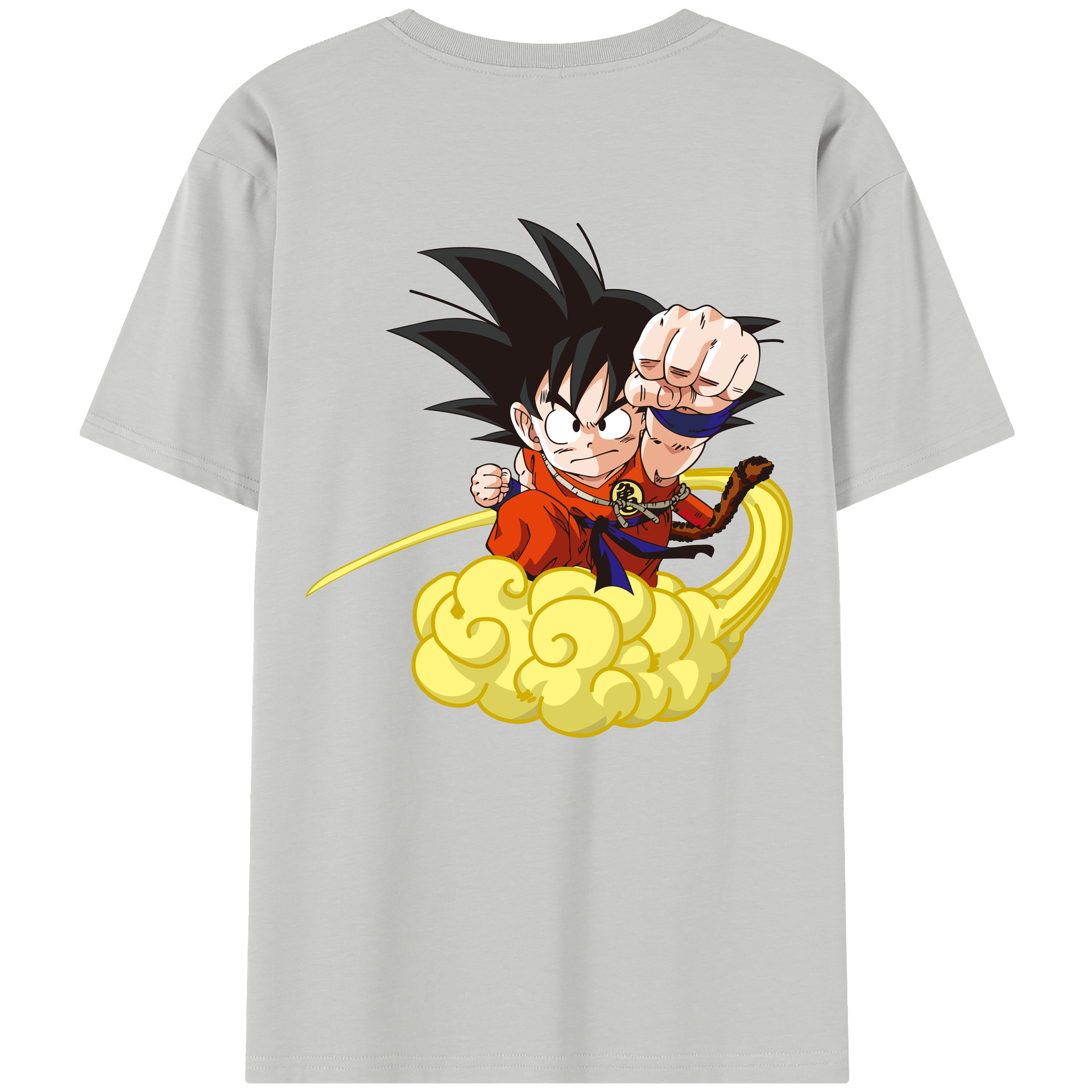 （画像用） ドラゴンボール 孫悟空（そん ごくう）Son Goku カカロット DRAGON BALL Kakarotto レディース半袖Tシャツ(バックプリント)