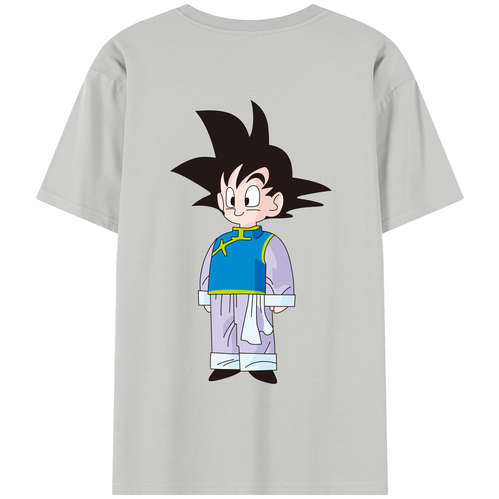 （画像用） ドラゴンボール 孫悟空（そん ごくう）Son Goku カカロット DRAGON BALL Kakarotto レディース半袖Tシャツ(バックプリント)