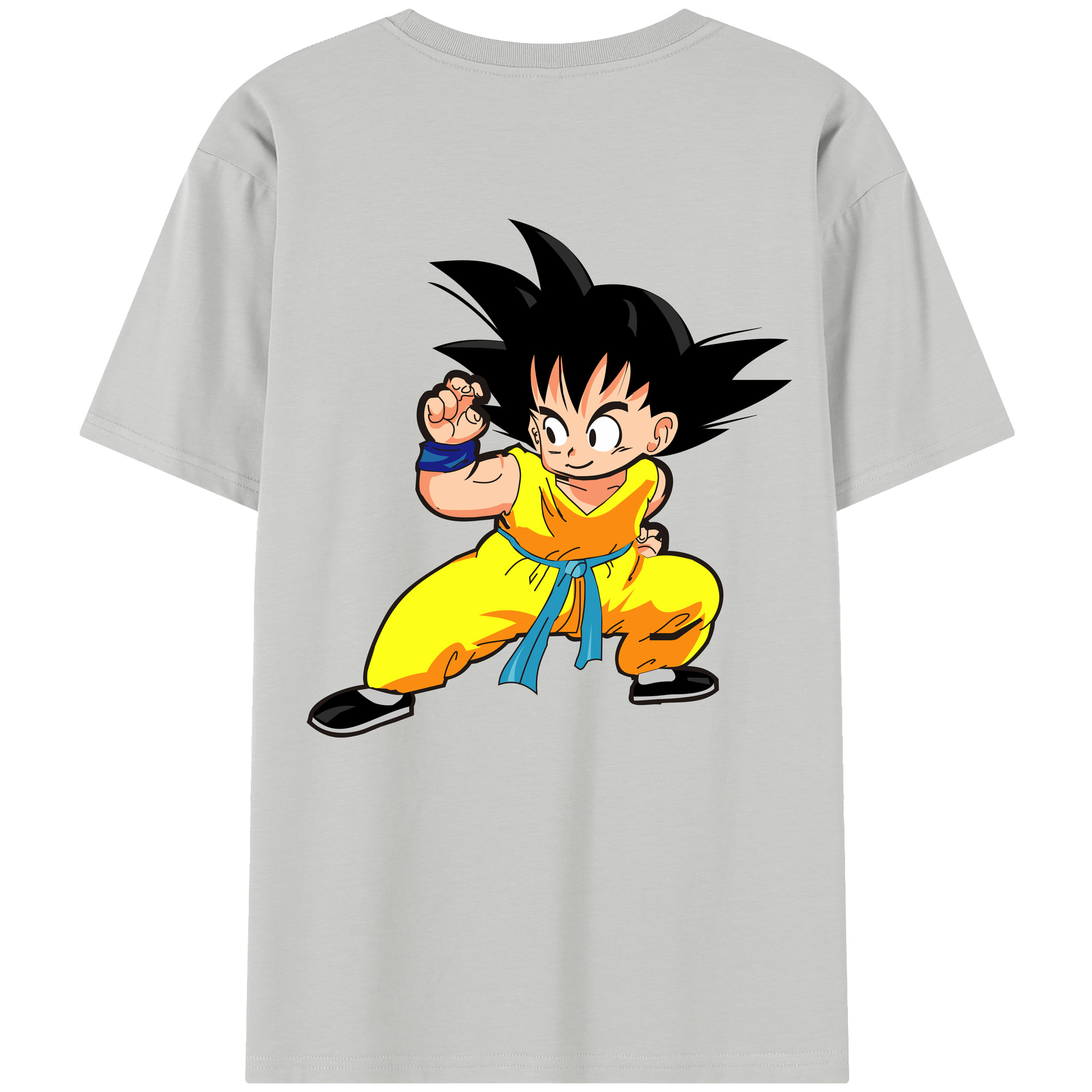 （画像用） ドラゴンボール 孫悟空（そん ごくう）Son Goku カカロット DRAGON BALL Kakarotto レディース半袖Tシャツ(バックプリント)