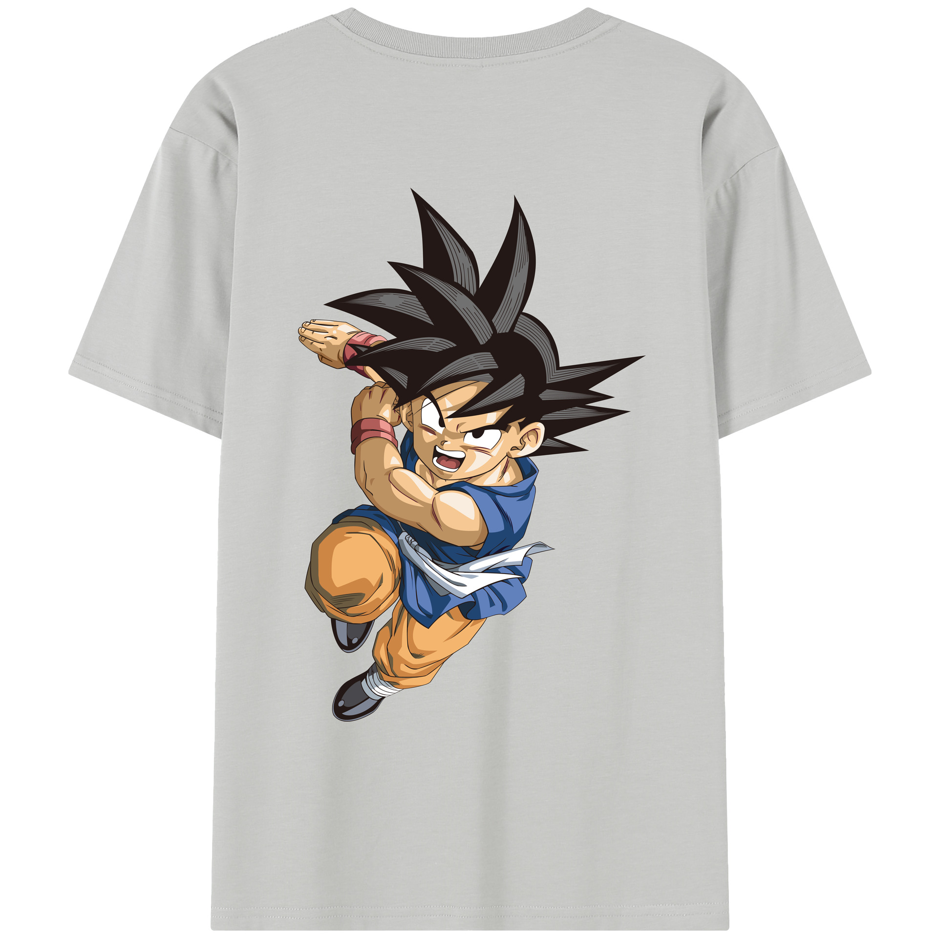 （画像用） ドラゴンボール 孫悟空（そん ごくう）Son Goku カカロット DRAGON BALL Kakarotto レディース半袖Tシャツ(バックプリント)