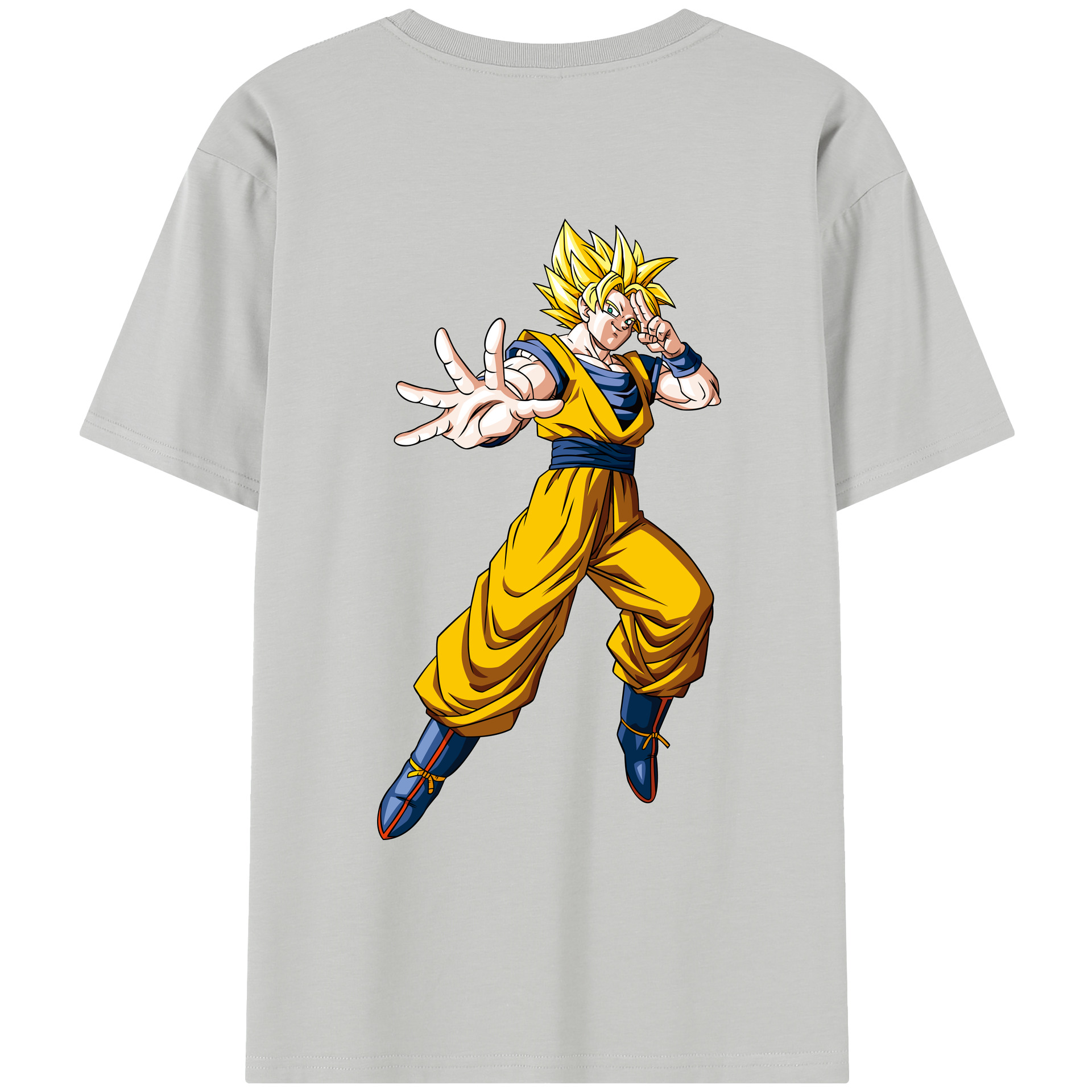 （画像用） ドラゴンボール 孫悟空（そん ごくう）Son Goku カカロット DRAGON BALL Kakarotto レディース半袖Tシャツ(バックプリント)