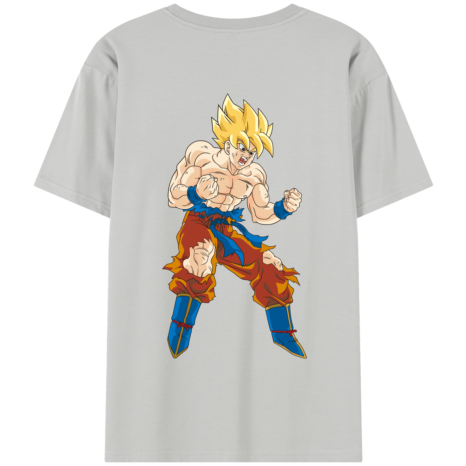（画像用） ドラゴンボール 孫悟空（そん ごくう）Son Goku カカロット DRAGON BALL Kakarotto レディース半袖Tシャツ(バックプリント)