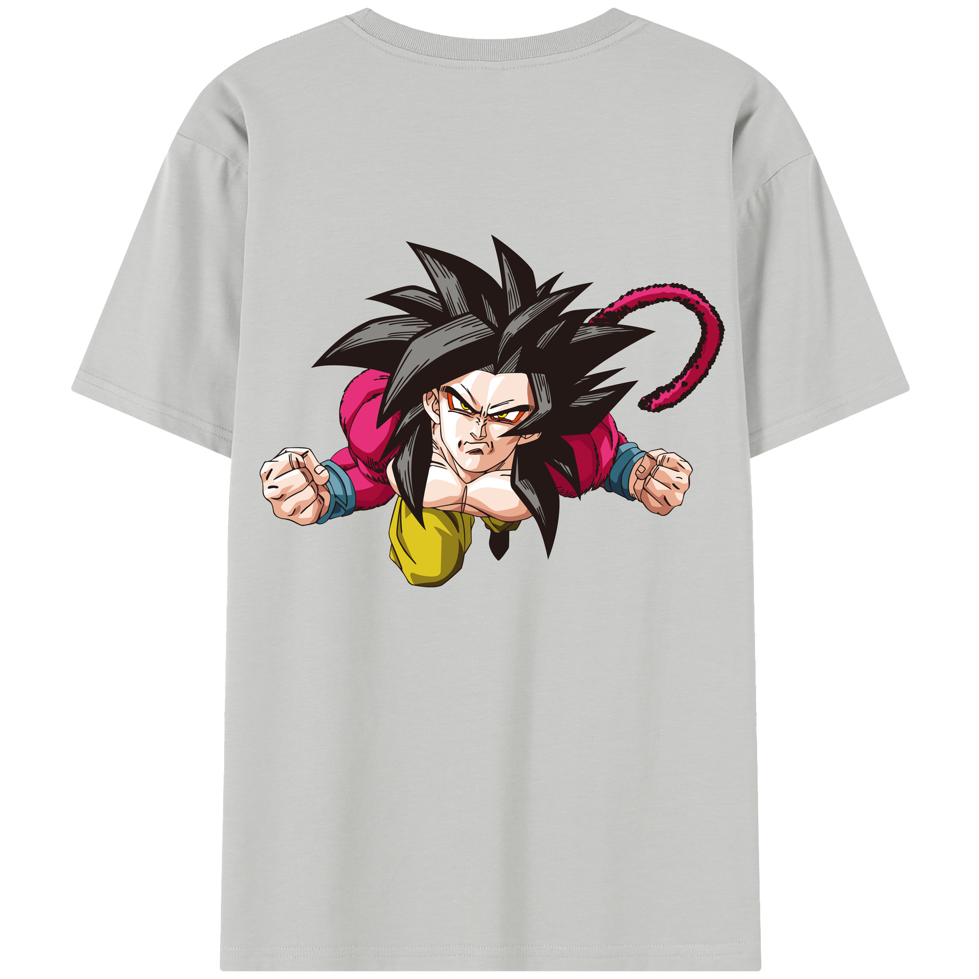 （画像用） ドラゴンボール 孫悟空（そん ごくう）Son Goku カカロット DRAGON BALL Kakarotto レディース半袖Tシャツ(バックプリント)