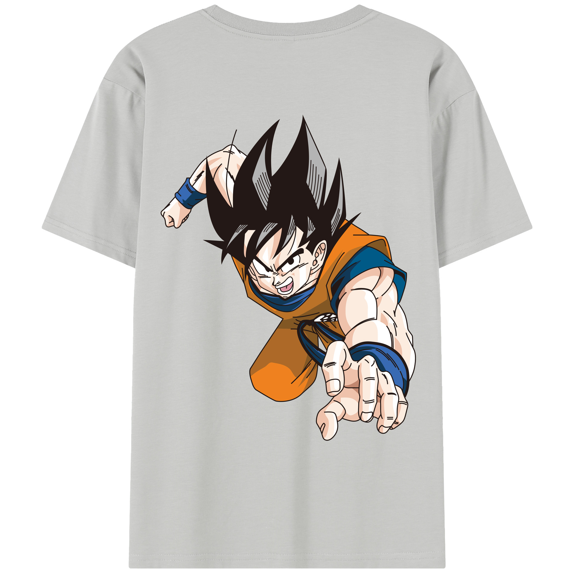（画像用） ドラゴンボール 孫悟空（そん ごくう）Son Goku カカロット DRAGON BALL Kakarotto レディース半袖Tシャツ(バックプリント)