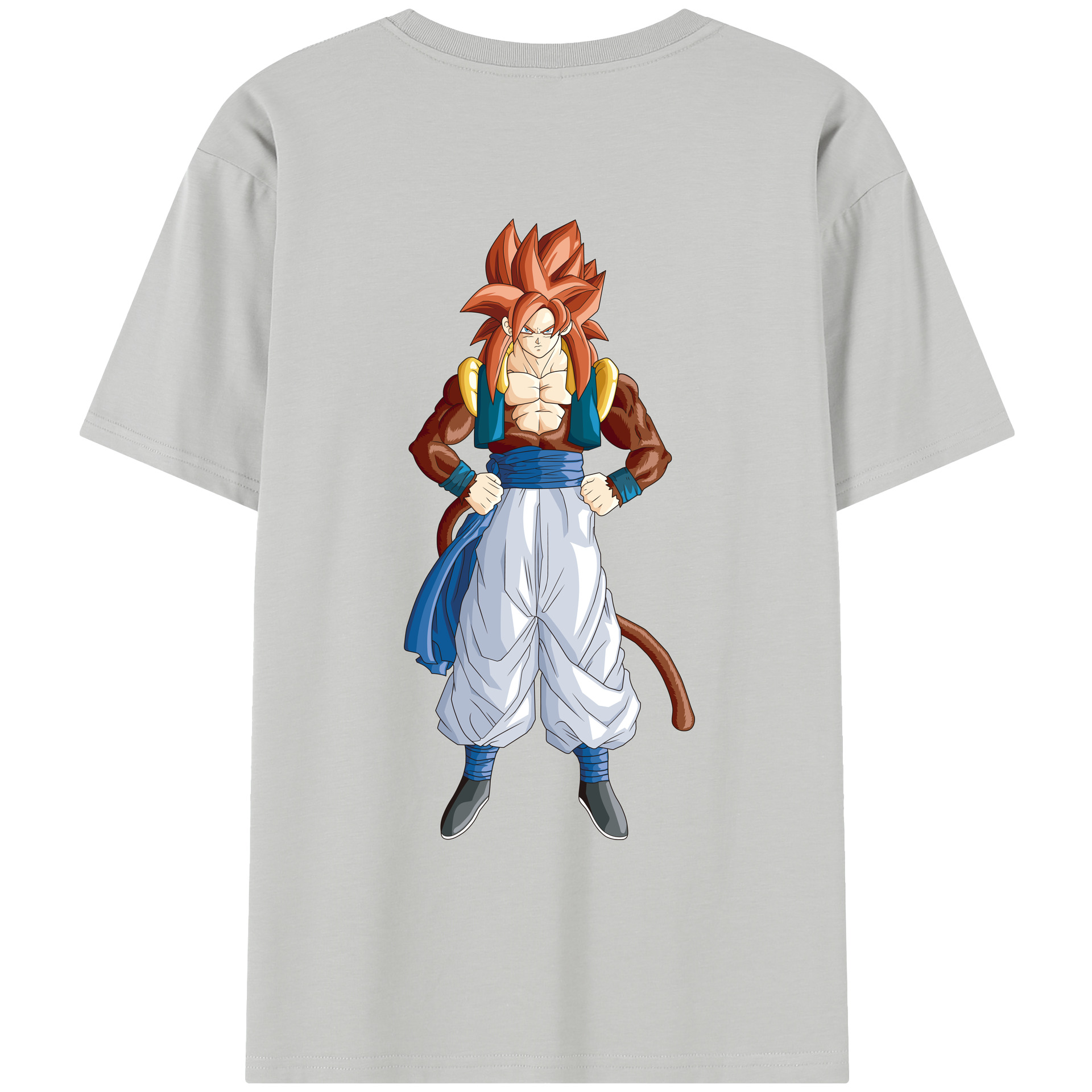 （画像用） ドラゴンボール 孫悟空（そん ごくう）Son Goku カカロット DRAGON BALL Kakarotto レディース半袖Tシャツ(バックプリント)