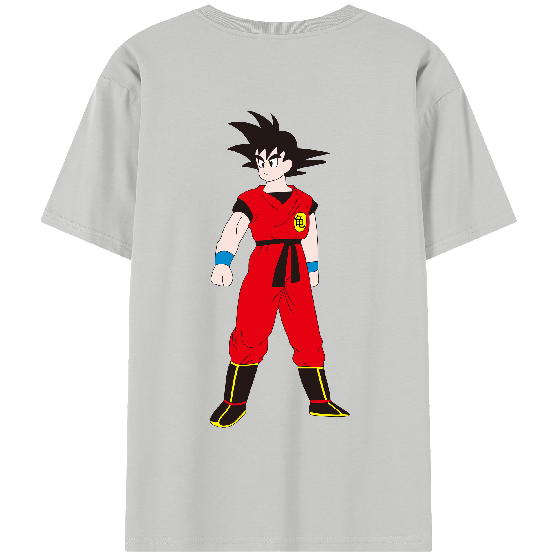 （画像用） ドラゴンボール 孫悟空（そん ごくう）Son Goku カカロット DRAGON BALL Kakarotto レディース半袖Tシャツ(バックプリント)
