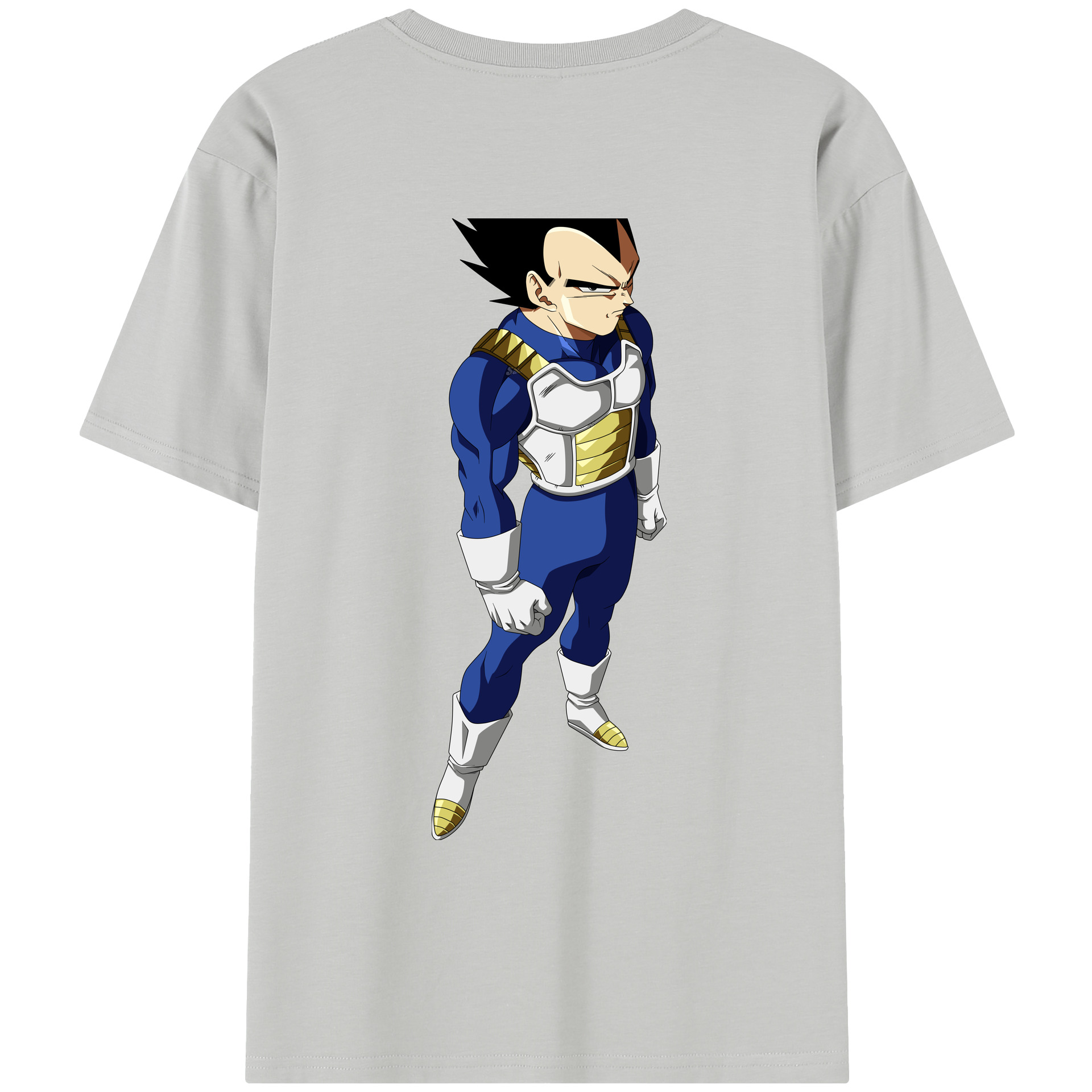 （画像用） ドラゴンボール ベジータ四世（Bejīta Yonsei）DRAGON BALL Vegeta IV レディース半袖Tシャツ(バックプリント)