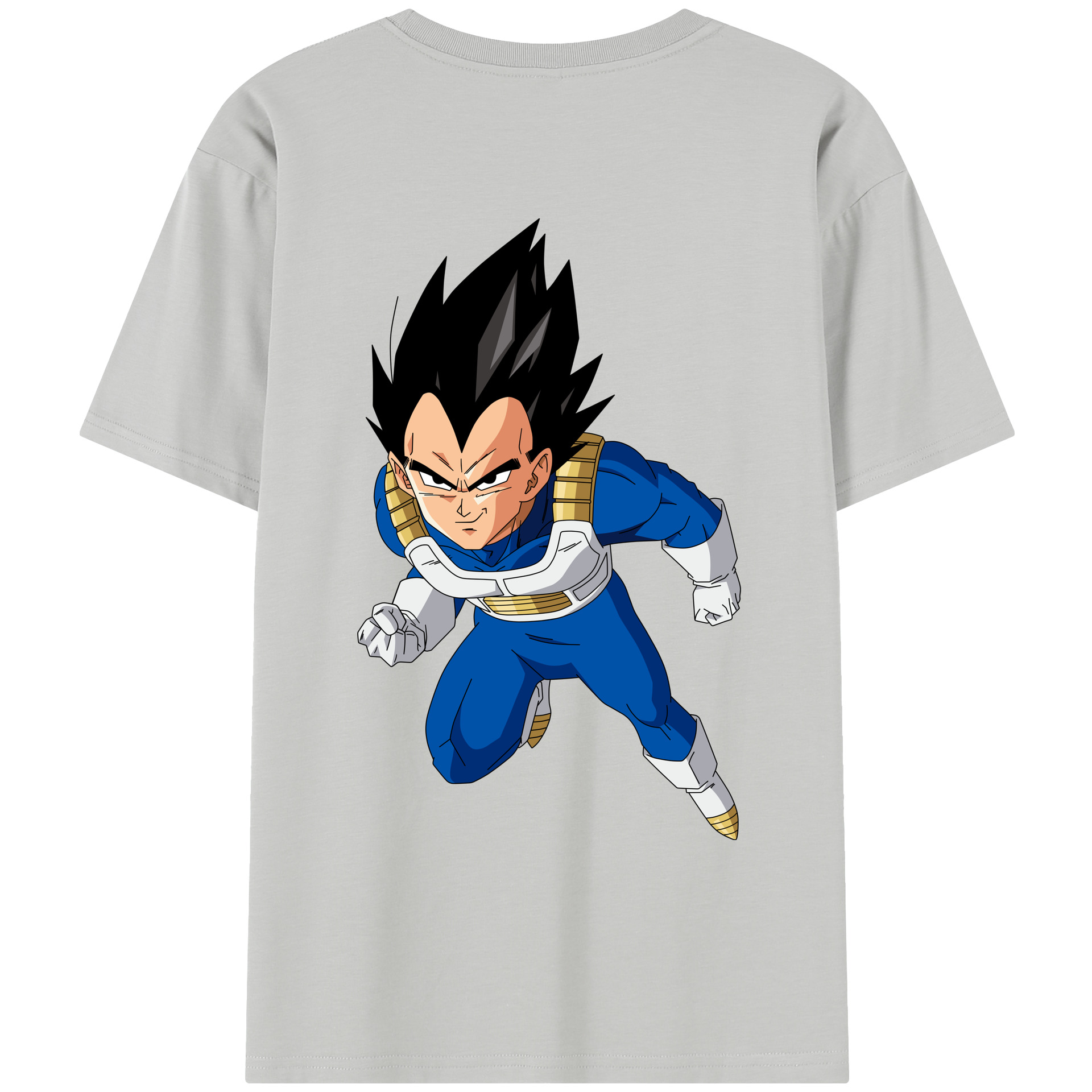 （画像用） ドラゴンボール ベジータ四世（Bejīta Yonsei）DRAGON BALL Vegeta IV レディース半袖Tシャツ(バックプリント)