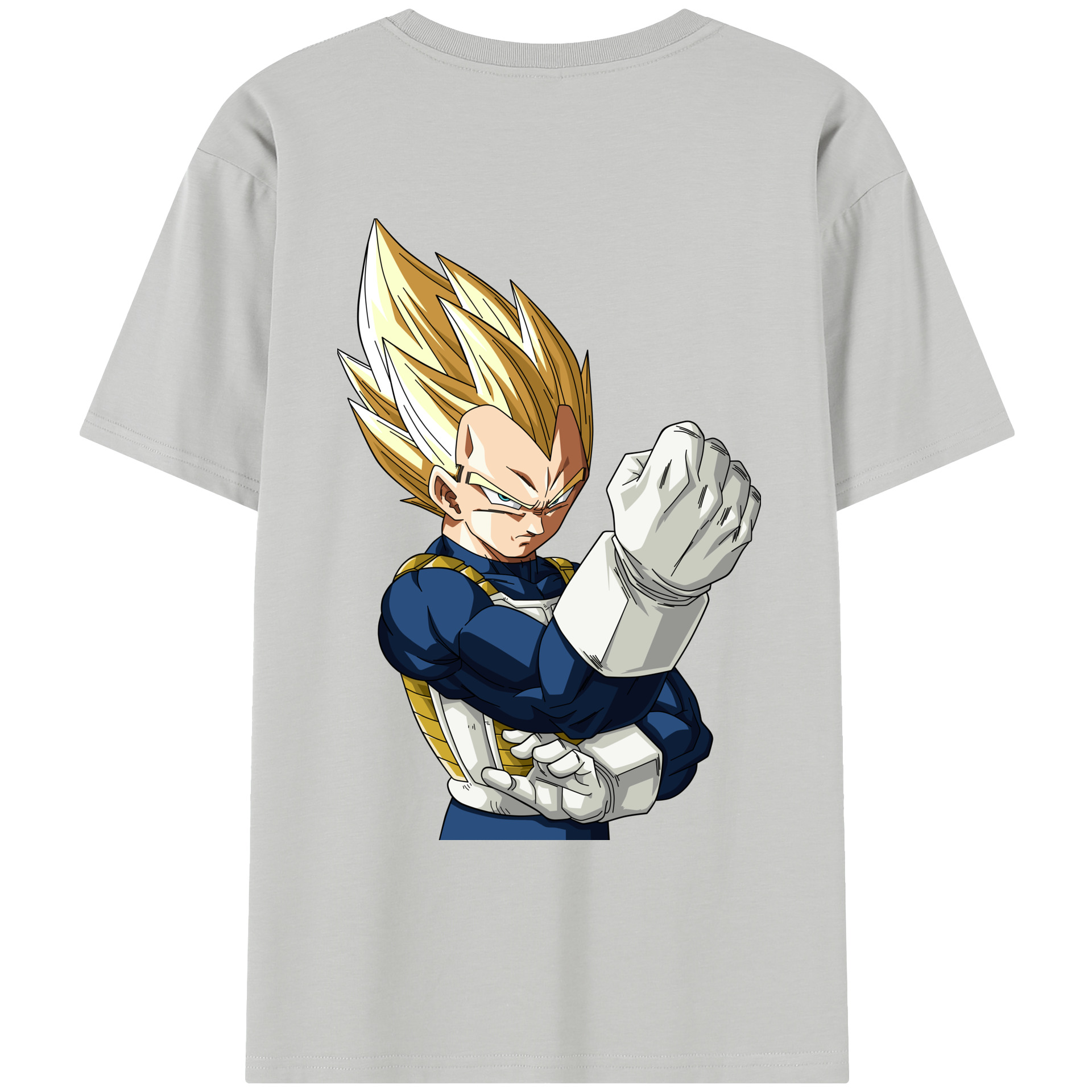 （画像用） ドラゴンボール ベジータ四世（Bejīta Yonsei）DRAGON BALL Vegeta IV レディース半袖Tシャツ(バックプリント)