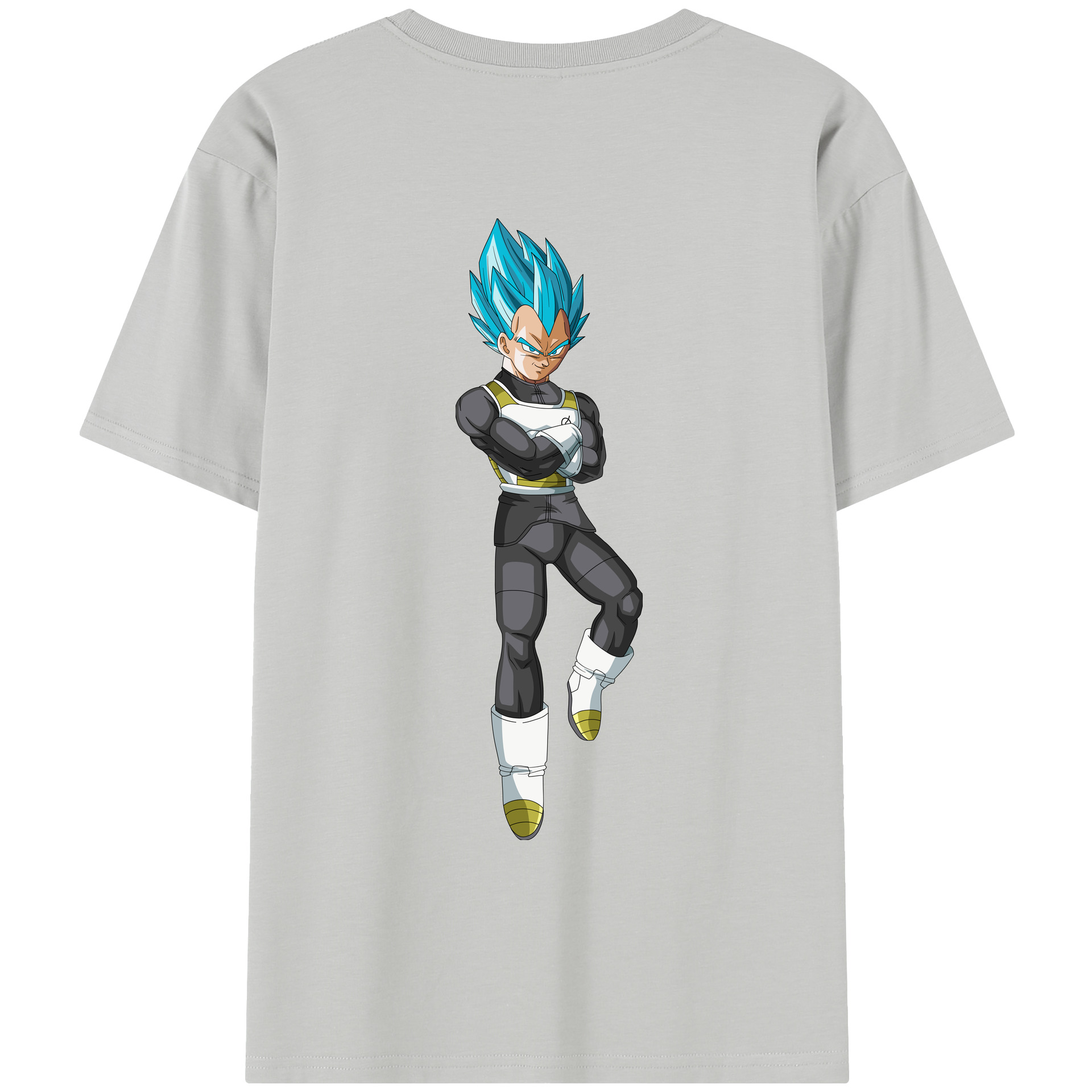 （画像用） ドラゴンボール ベジータ四世（Bejīta Yonsei）DRAGON BALL Vegeta IV レディース半袖Tシャツ(バックプリント)