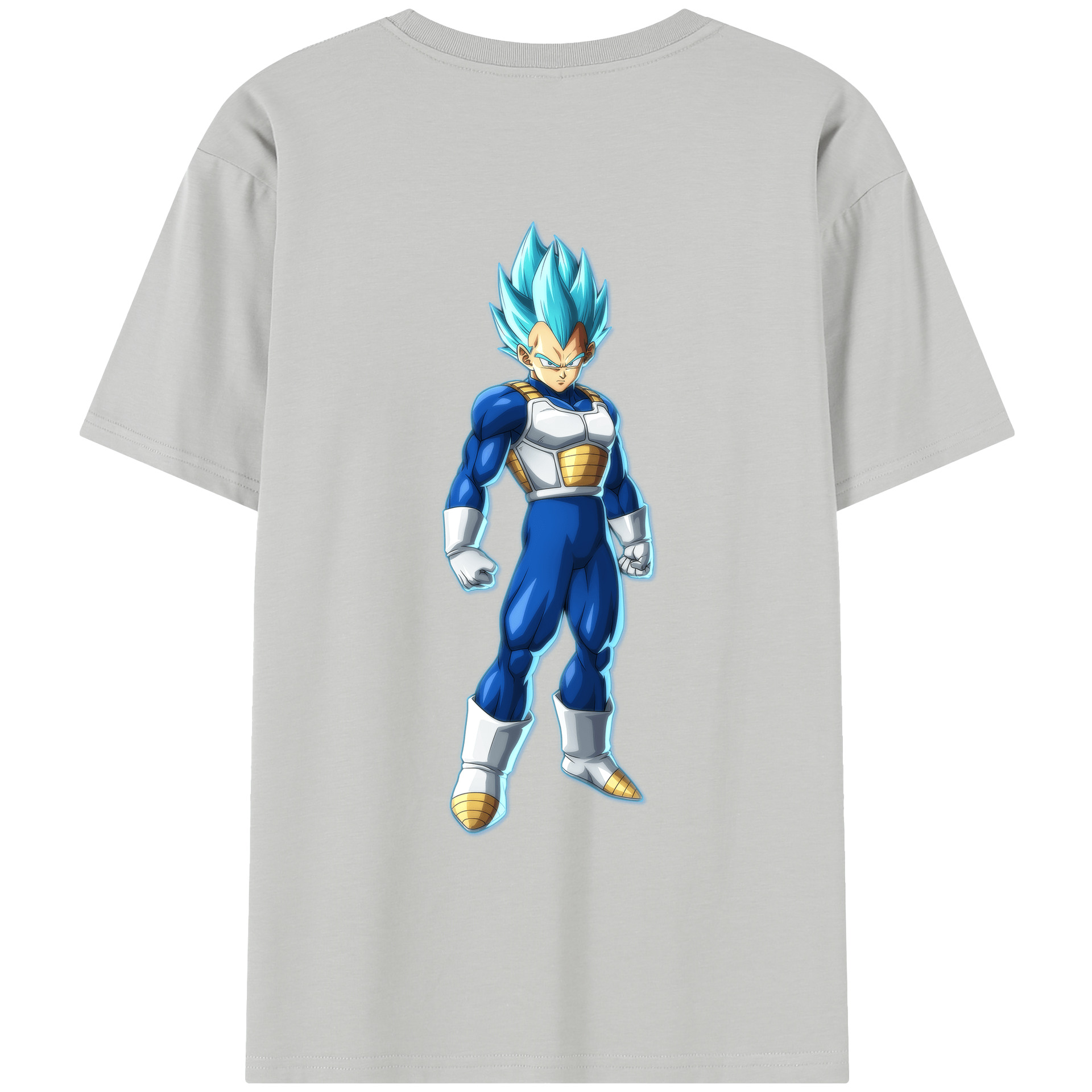（画像用） ドラゴンボール ベジータ四世（Bejīta Yonsei）DRAGON BALL Vegeta IV レディース半袖Tシャツ(バックプリント)