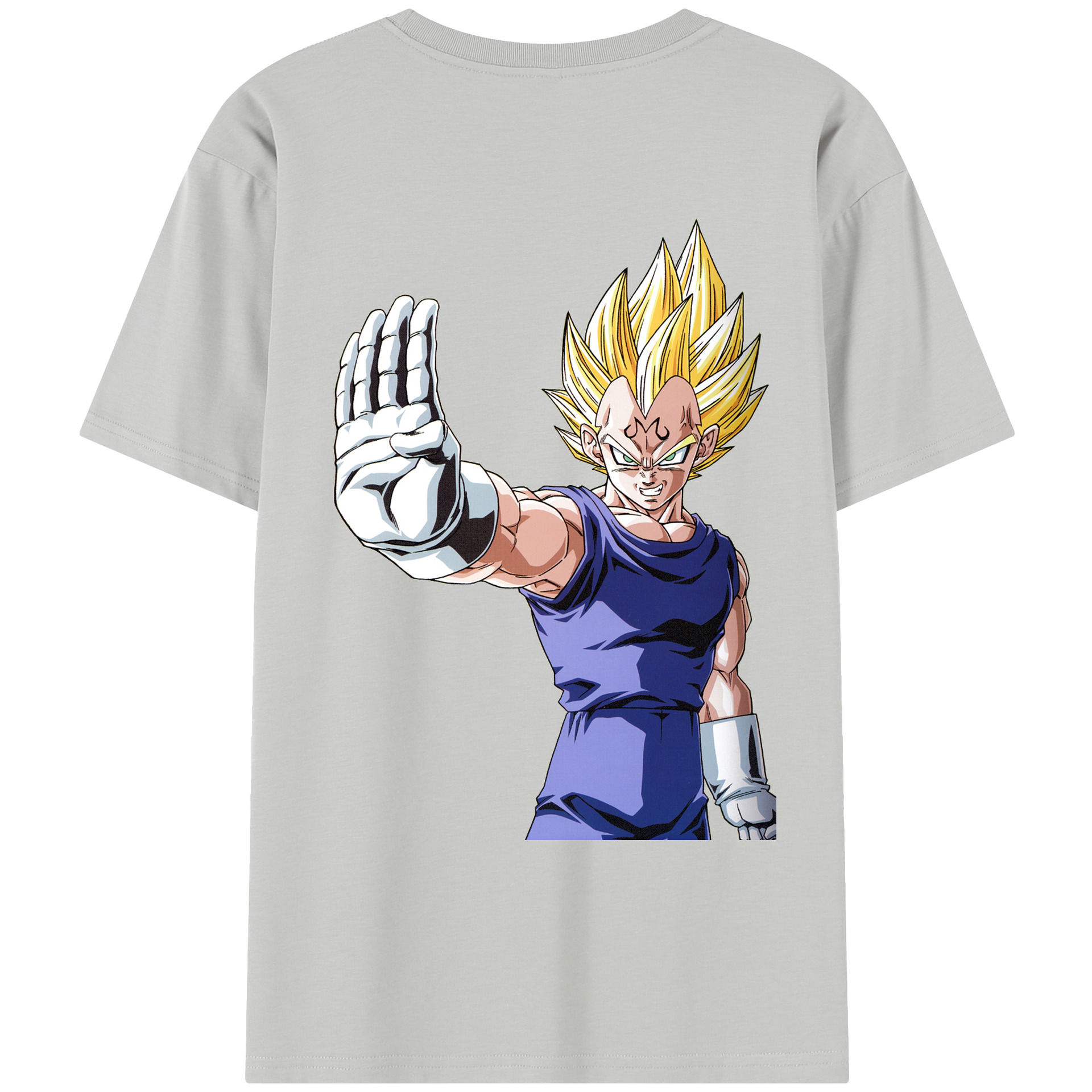 （画像用） ドラゴンボール ベジータ四世（Bejīta Yonsei）DRAGON BALL Vegeta IV レディース半袖Tシャツ(バックプリント)