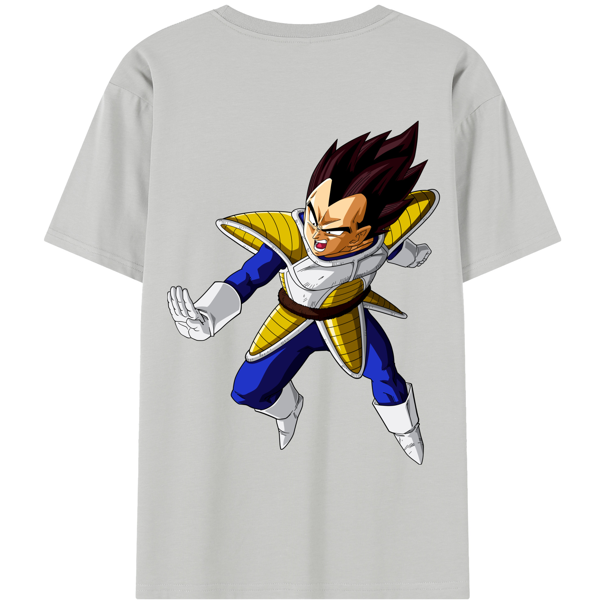 （画像用） ドラゴンボール ベジータ四世（Bejīta Yonsei）DRAGON BALL Vegeta IV レディース半袖Tシャツ(バックプリント)