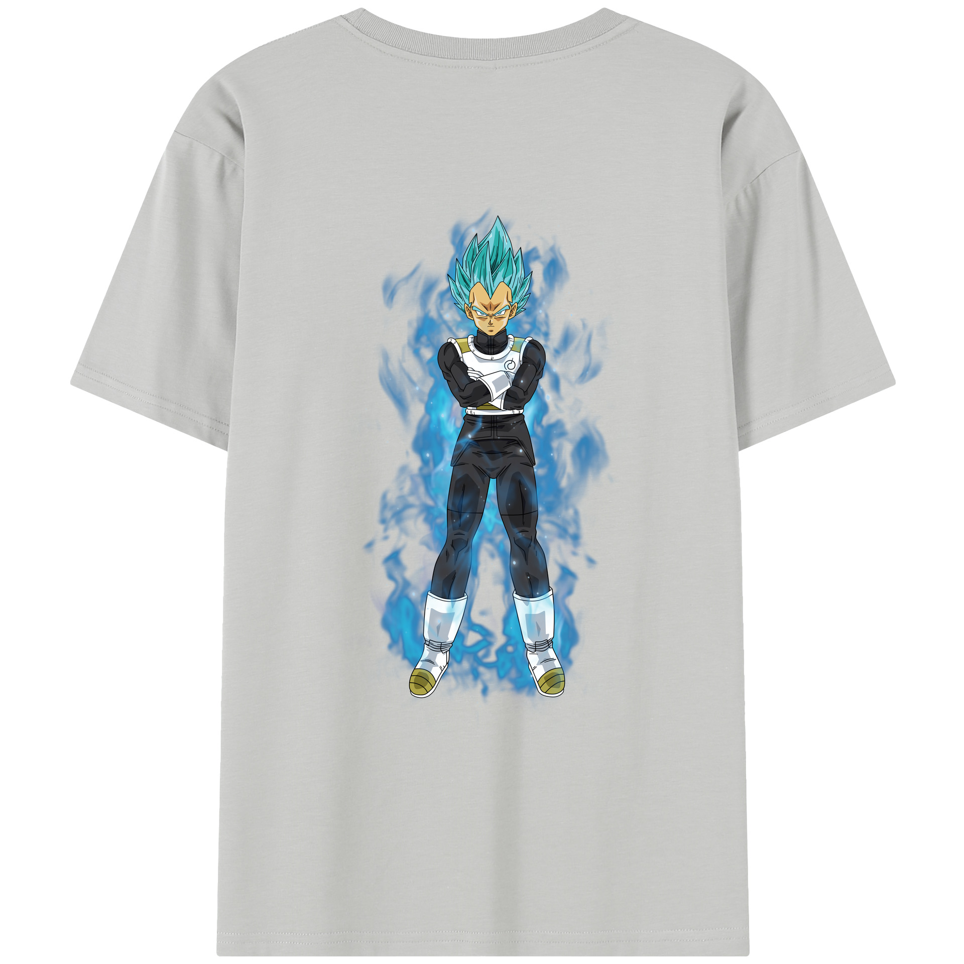 （画像用） ドラゴンボール ベジータ四世（Bejīta Yonsei）DRAGON BALL Vegeta IV レディース半袖Tシャツ(バックプリント)