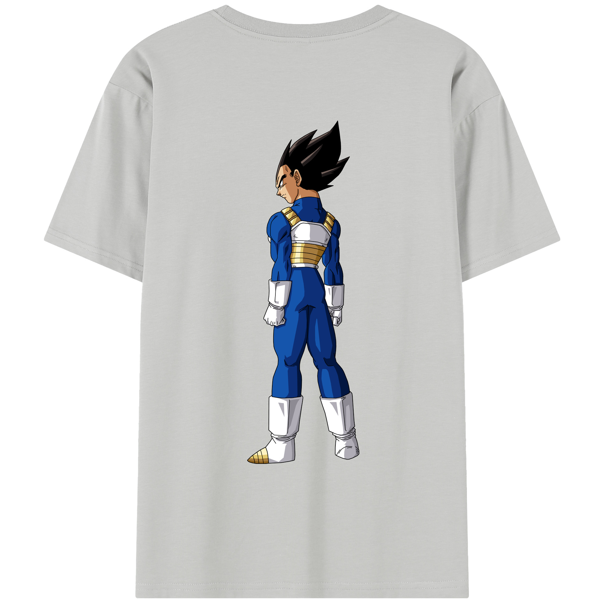 （画像用） ドラゴンボール ベジータ四世（Bejīta Yonsei）DRAGON BALL Vegeta IV レディース半袖Tシャツ(バックプリント)