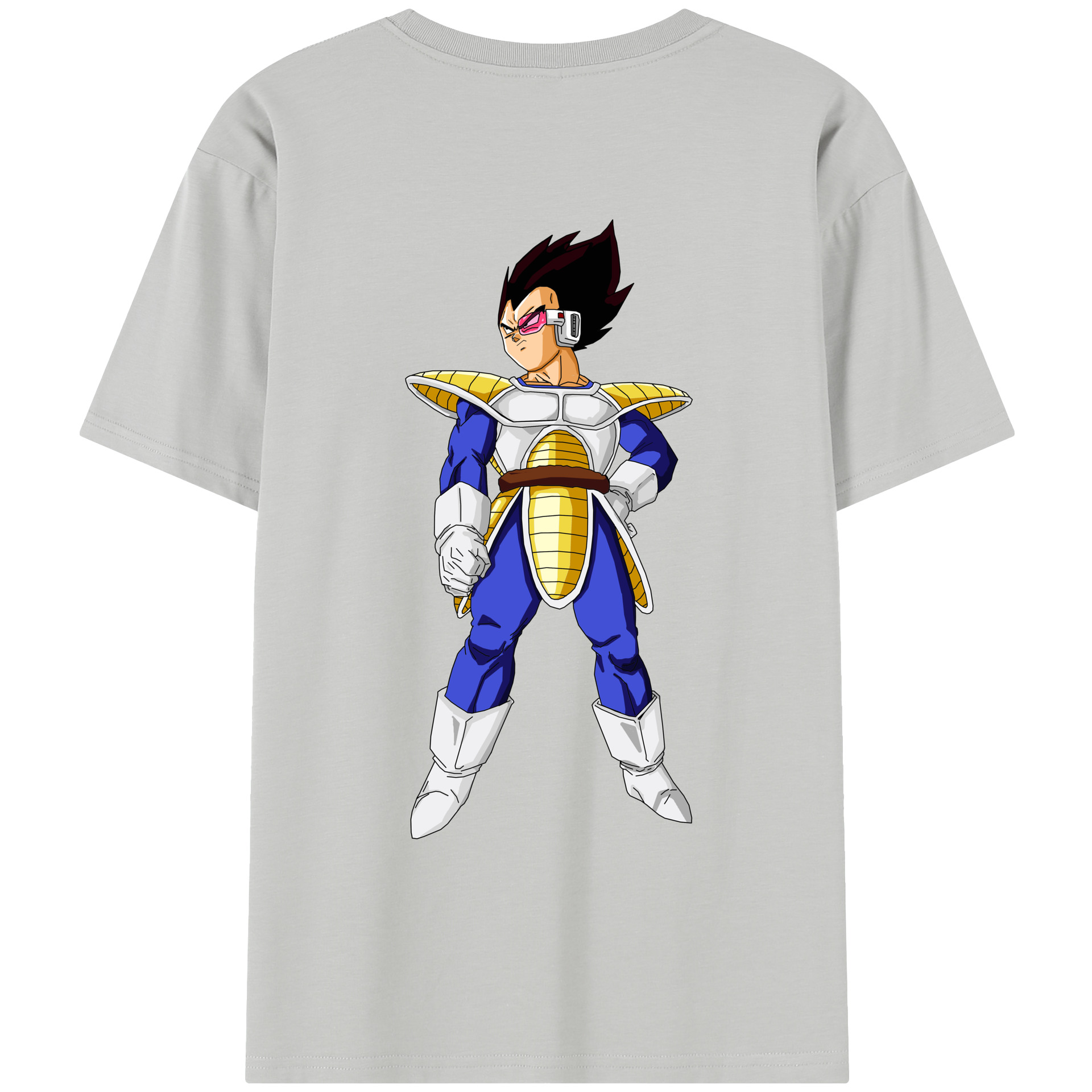 （画像用） ドラゴンボール ベジータ四世（Bejīta Yonsei）DRAGON BALL Vegeta IV レディース半袖Tシャツ(バックプリント)