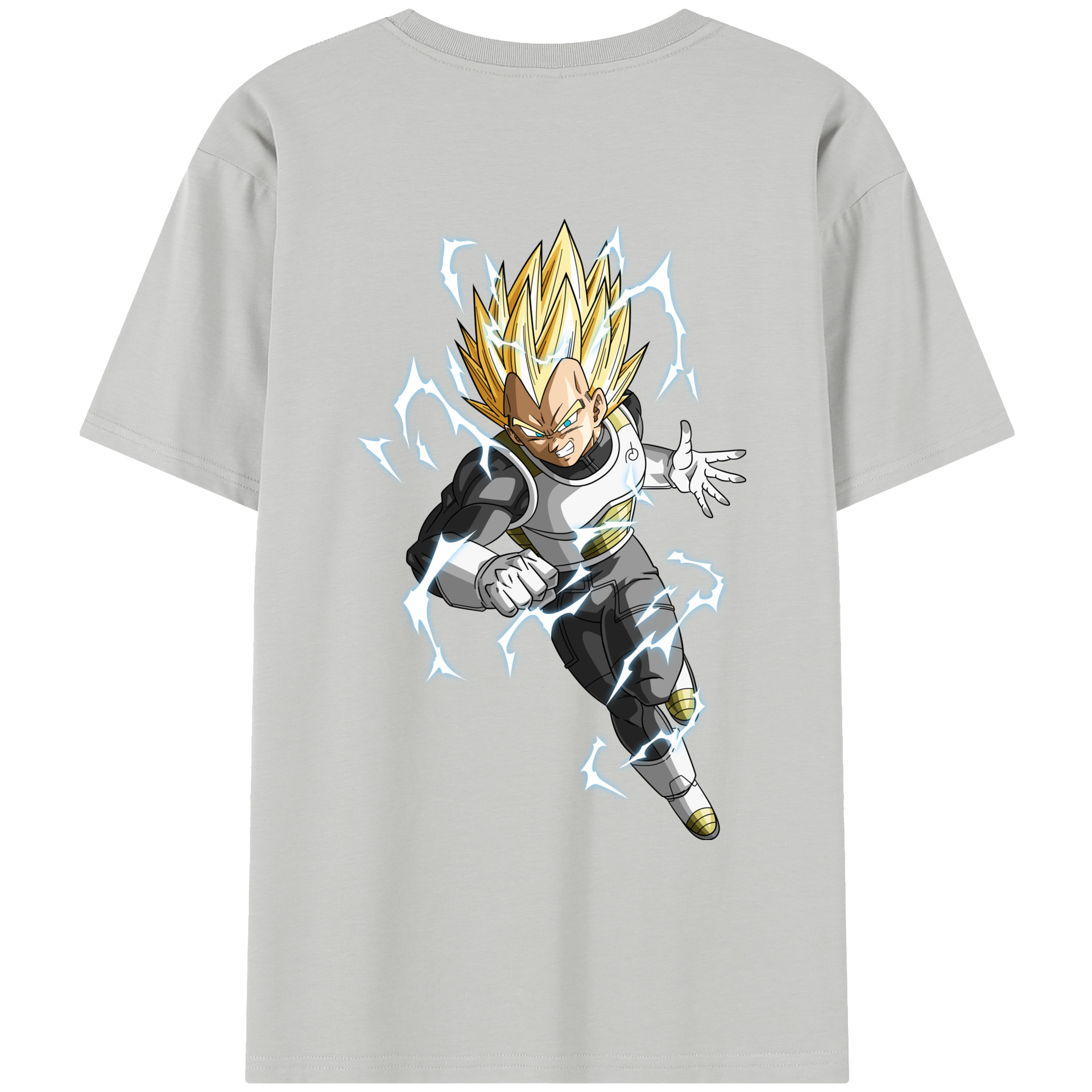 （画像用） ドラゴンボール ベジータ四世（Bejīta Yonsei）DRAGON BALL Vegeta IV レディース半袖Tシャツ(バックプリント)