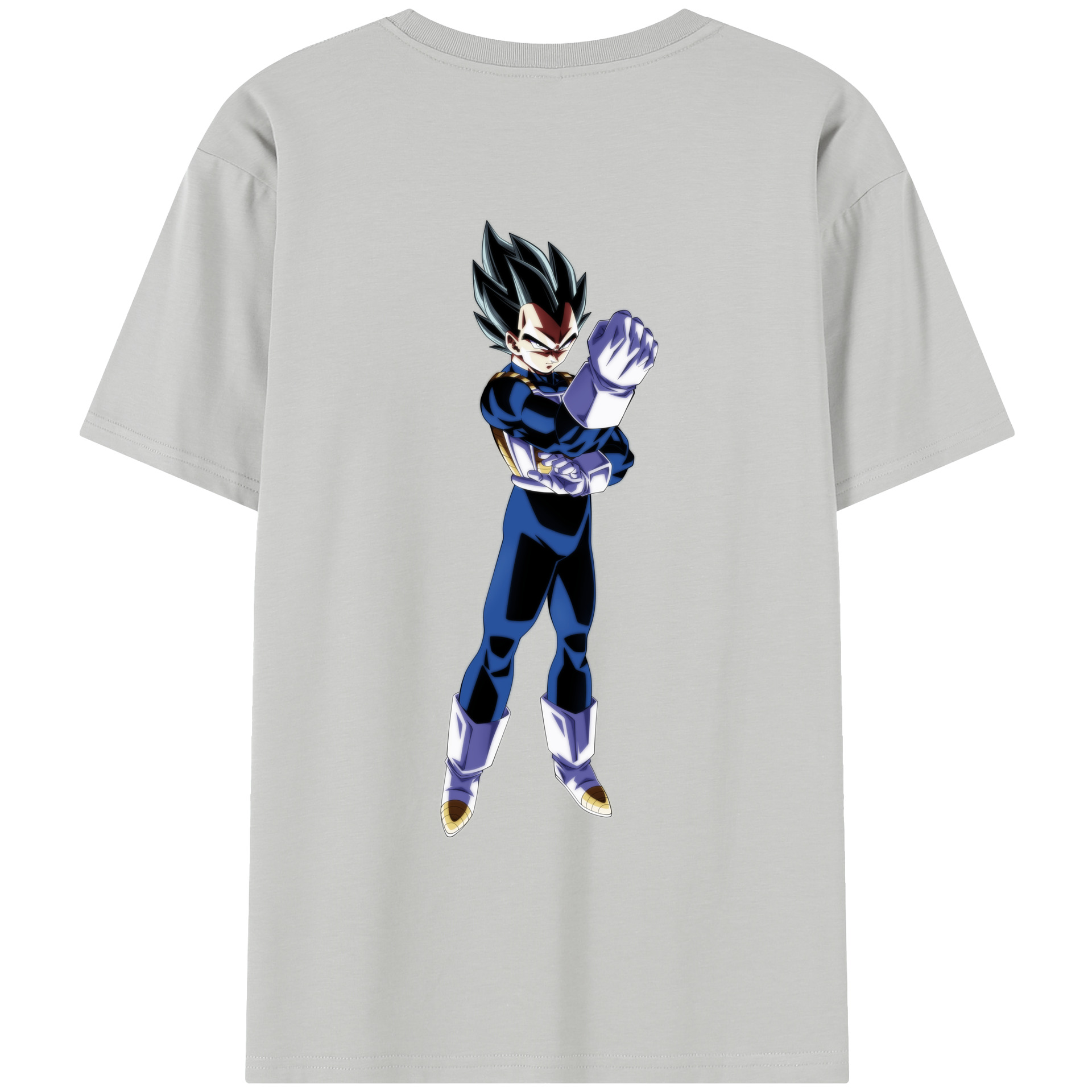 （画像用） ドラゴンボール ベジータ四世（Bejīta Yonsei）DRAGON BALL Vegeta IV レディース半袖Tシャツ(バックプリント)