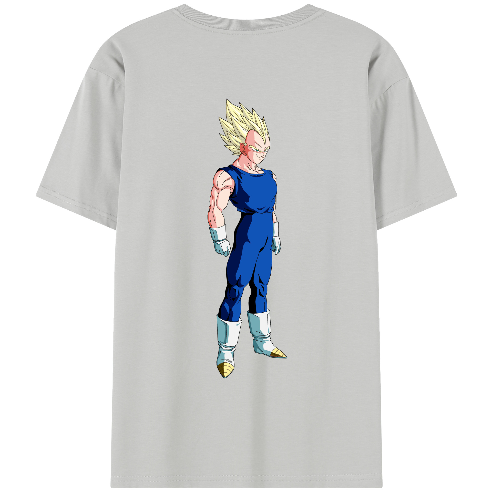 （画像用） ドラゴンボール ベジータ四世（Bejīta Yonsei）DRAGON BALL Vegeta IV レディース半袖Tシャツ(バックプリント)