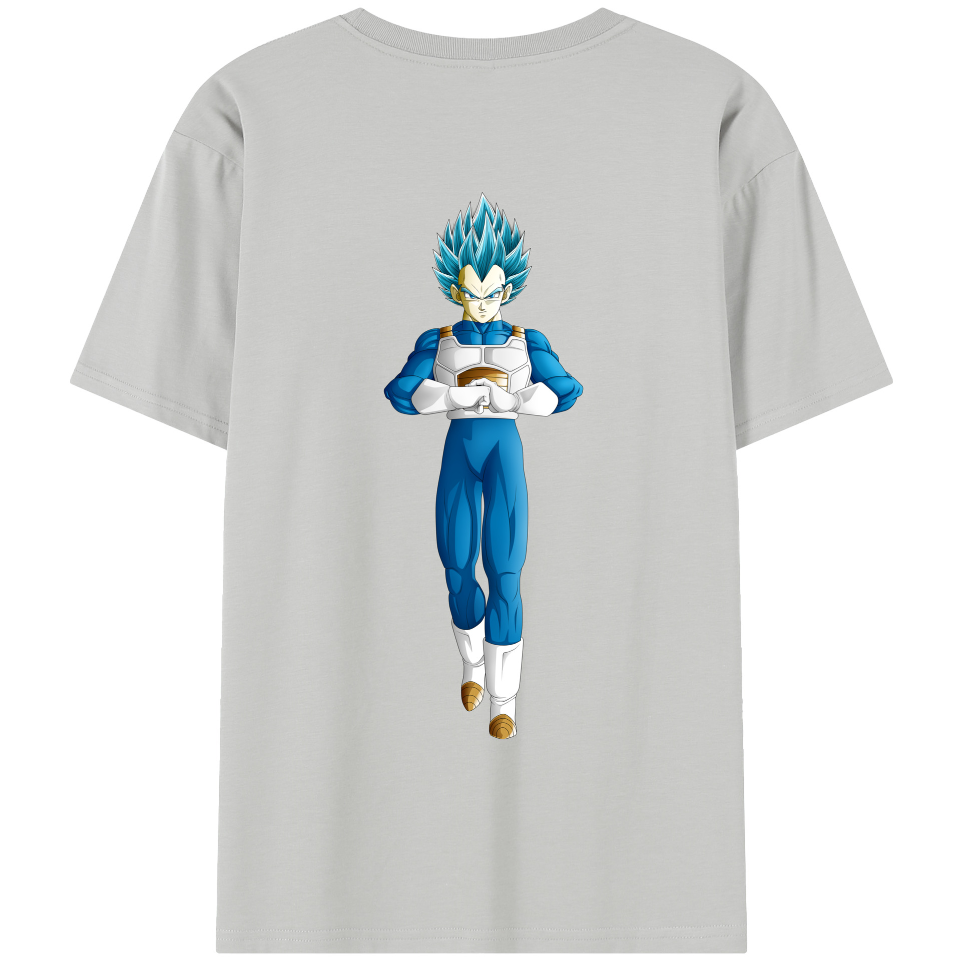 （画像用） ドラゴンボール ベジータ四世（Bejīta Yonsei）DRAGON BALL Vegeta IV レディース半袖Tシャツ(バックプリント)