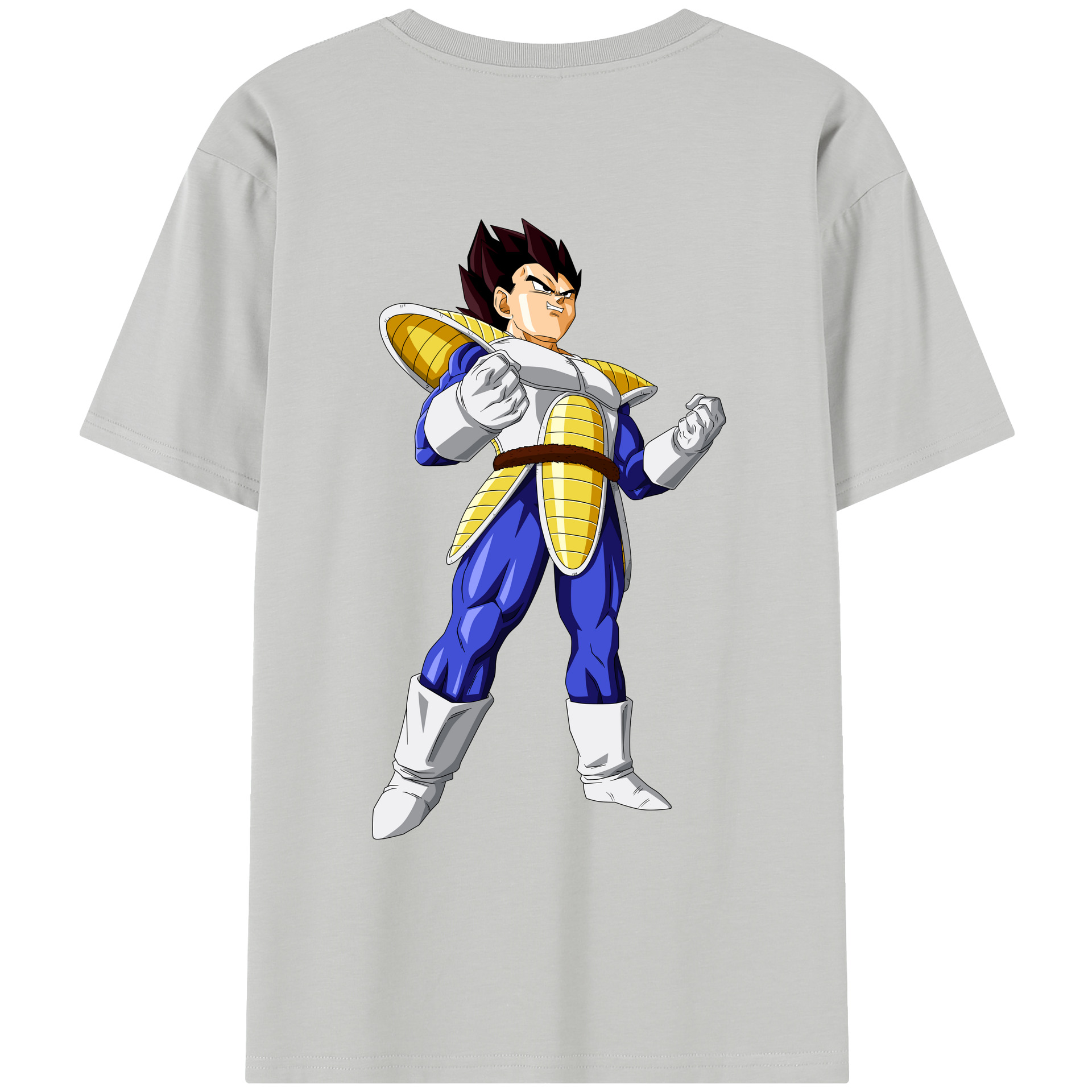 （画像用） ドラゴンボール ベジータ四世（Bejīta Yonsei）DRAGON BALL Vegeta IV レディース半袖Tシャツ(バックプリント)