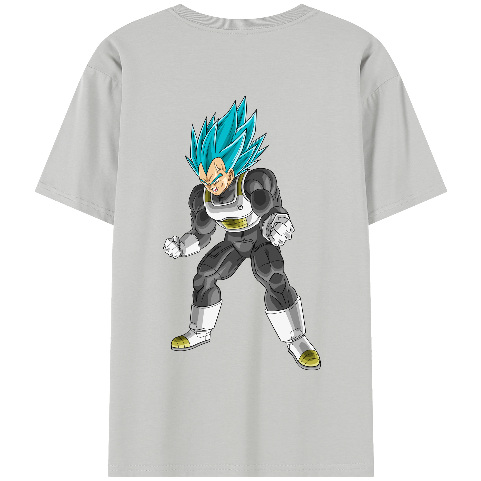 （画像用） ドラゴンボール ベジータ四世（Bejīta Yonsei）DRAGON BALL Vegeta IV レディース半袖Tシャツ(バックプリント)