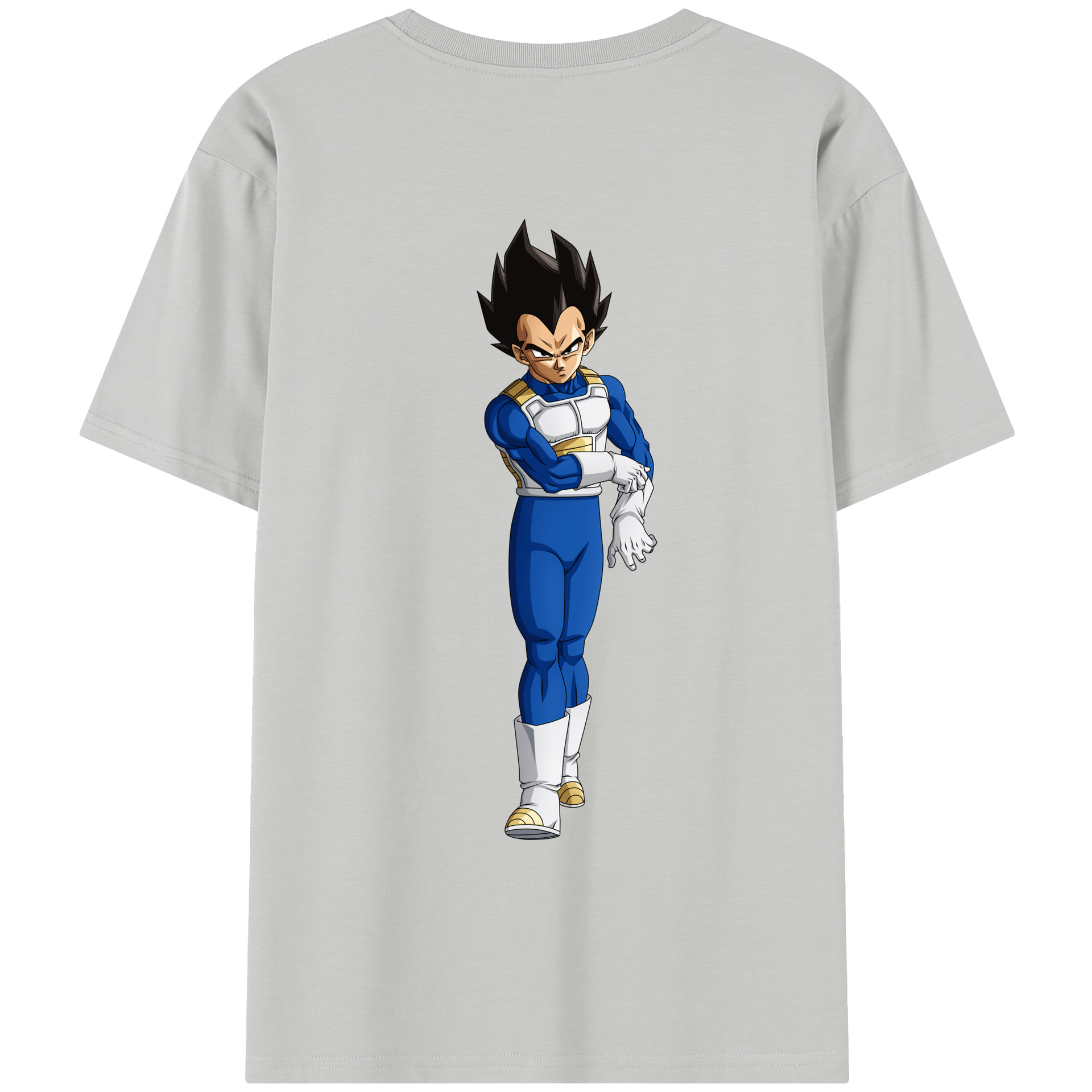 （画像用） ドラゴンボール ベジータ四世（Bejīta Yonsei）DRAGON BALL Vegeta IV レディース半袖Tシャツ(バックプリント)