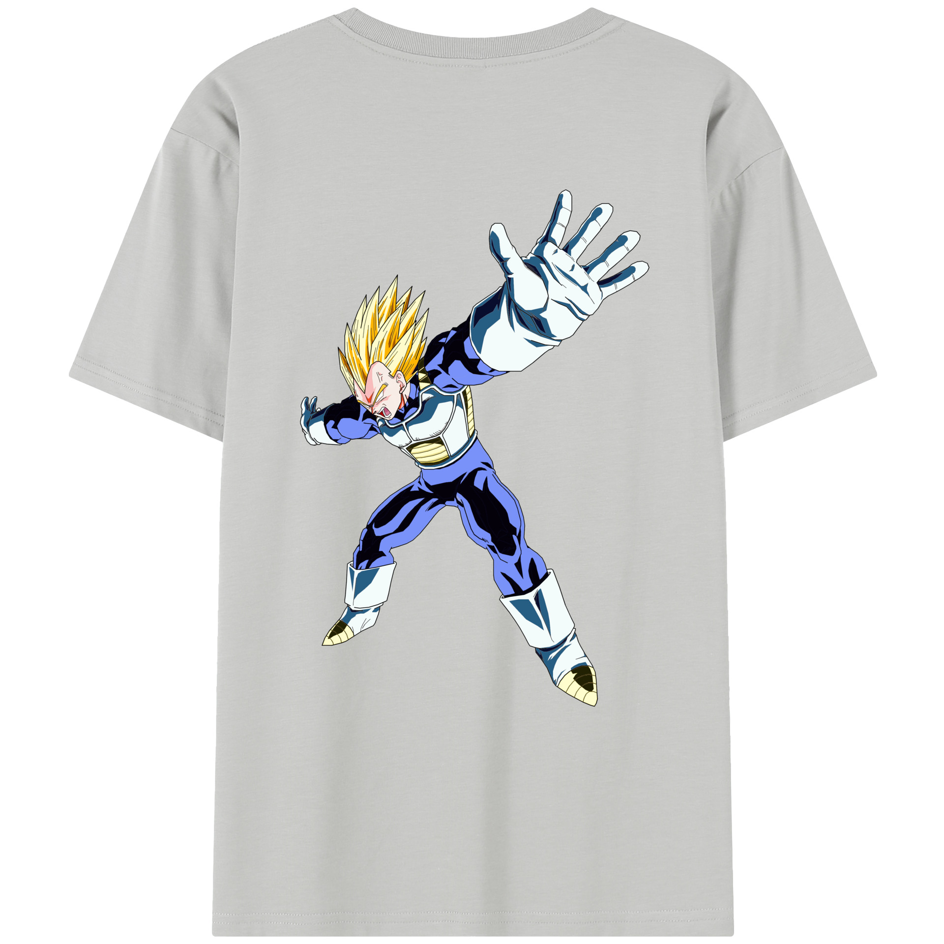 （画像用） ドラゴンボール ベジータ四世（Bejīta Yonsei）DRAGON BALL Vegeta IV レディース半袖Tシャツ(バックプリント)