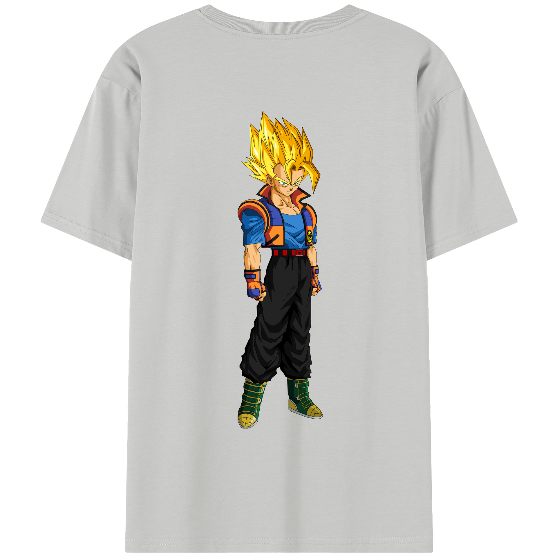 （画像用） ドラゴンボール ベジータ四世（Bejīta Yonsei）DRAGON BALL Vegeta IV レディース半袖Tシャツ(バックプリント)