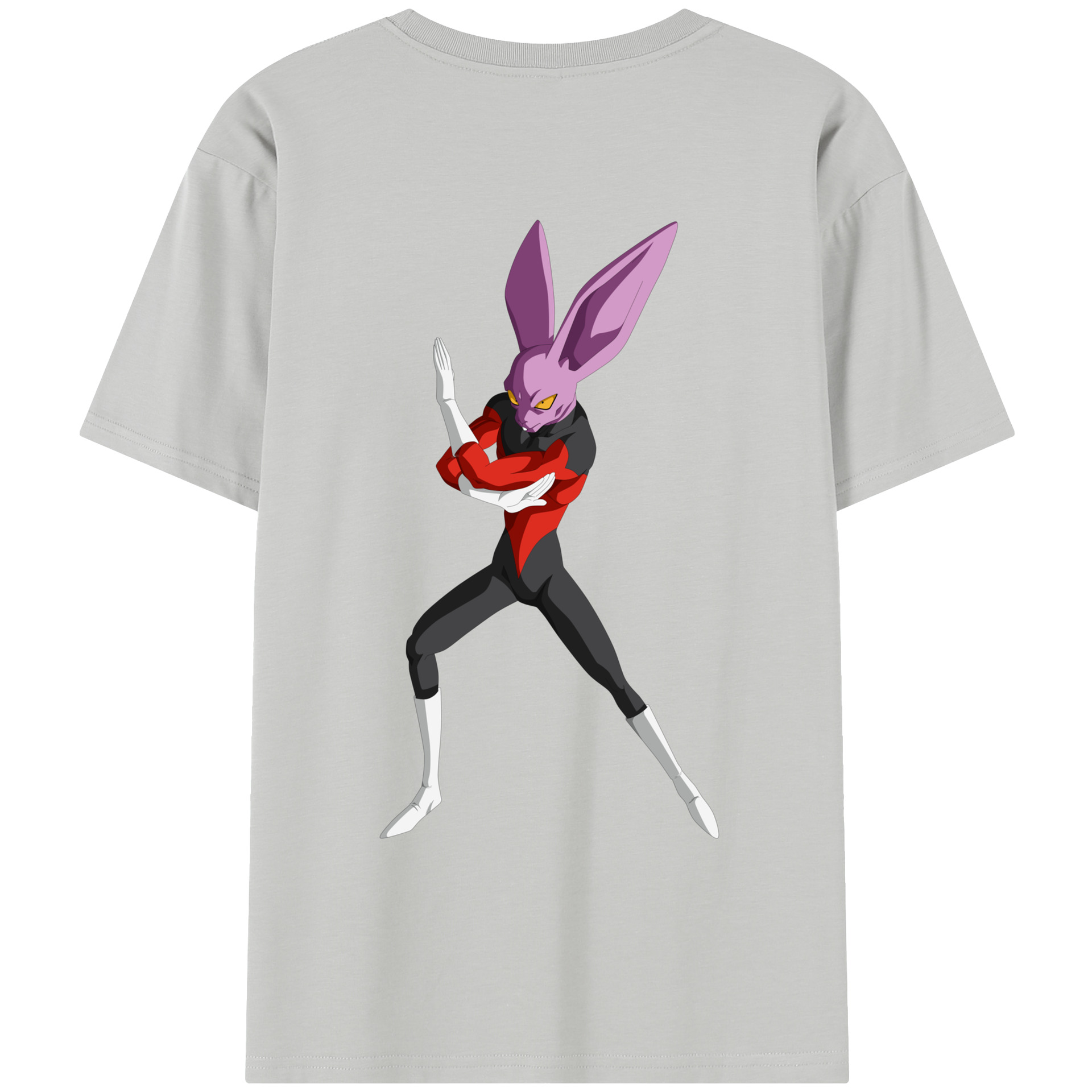 （画像用） ドラゴンボール ビルス 破壊神ビルス DRAGON BALL Beerus Birusu レディース半袖Tシャツ(バックプリント)
