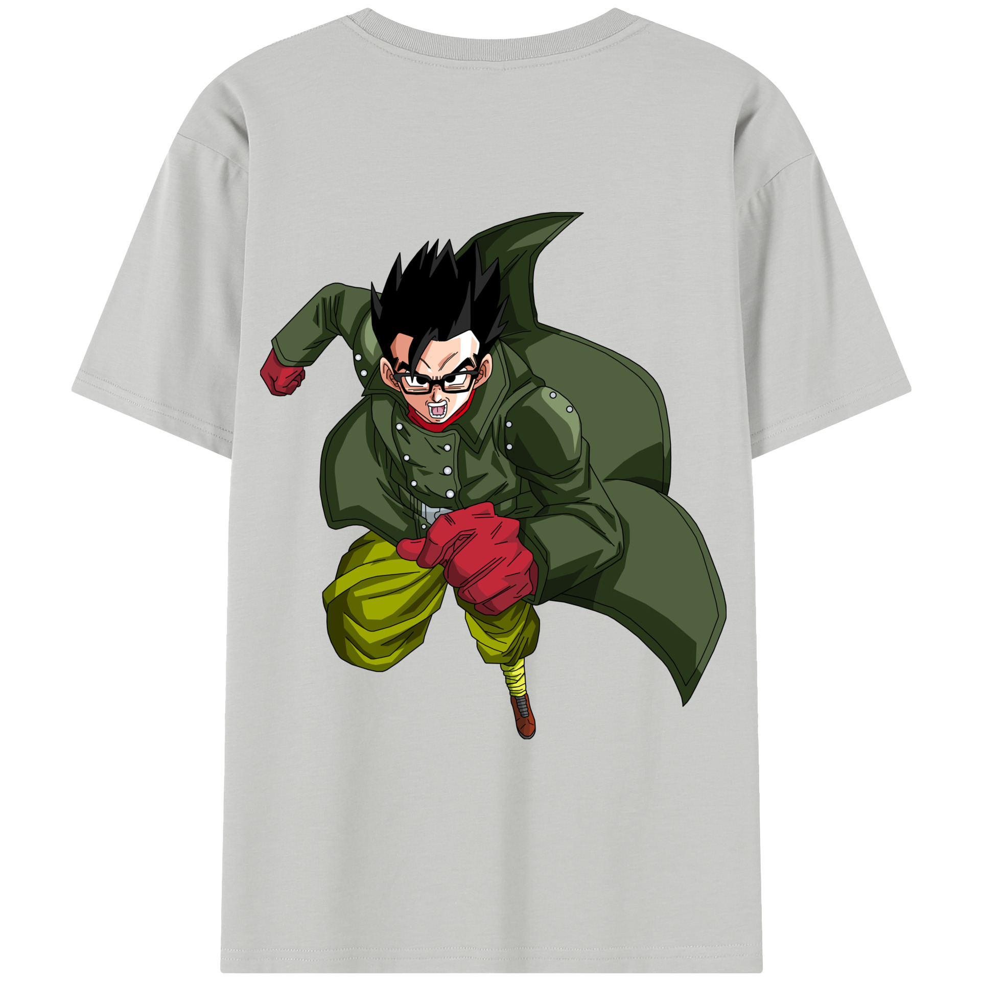 （画像用） ドラゴンボール 孫 悟飯（そんごはん）DRAGON BALL Son Gohan レディース半袖Tシャツ(バックプリント)