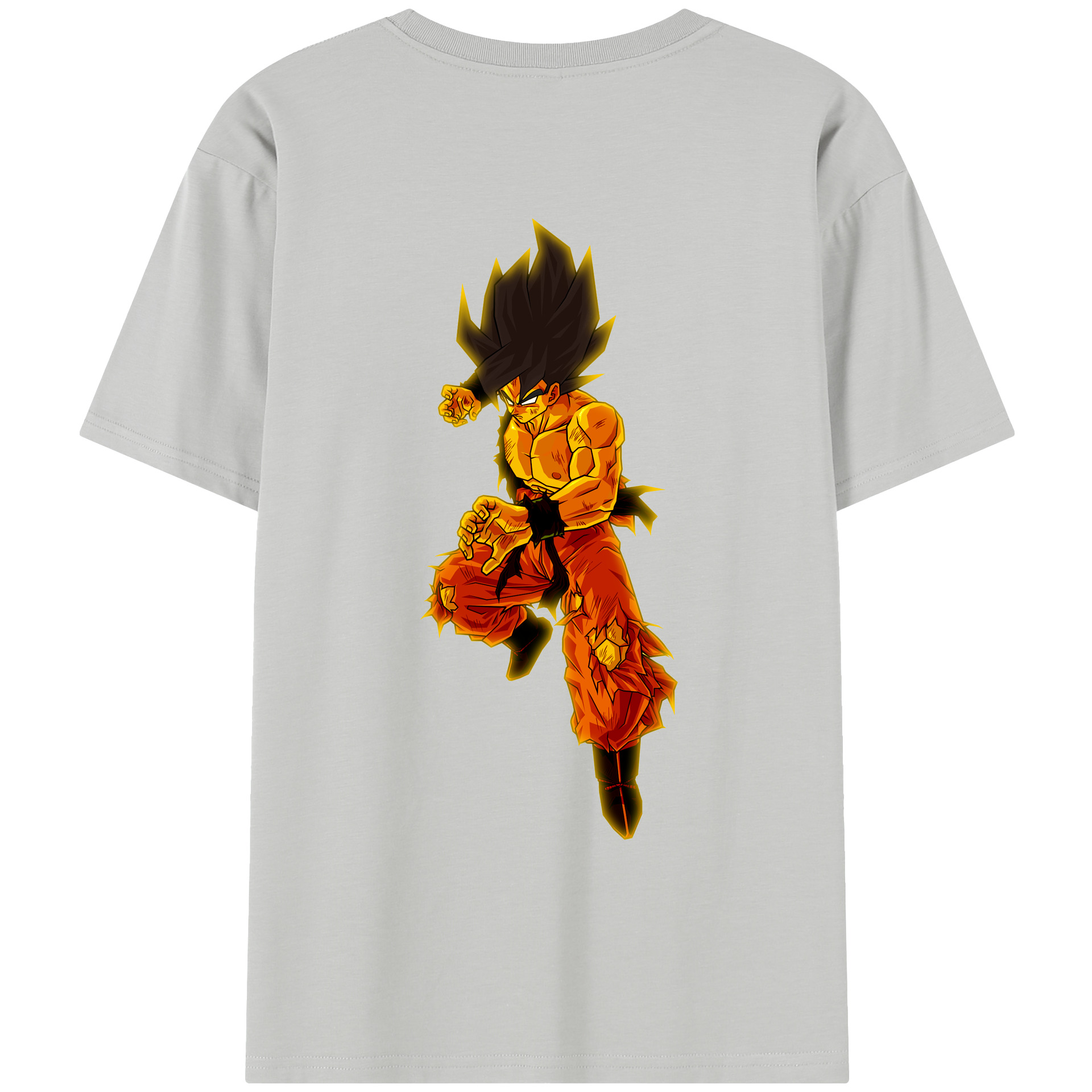 （画像用） ドラゴンボール 孫 悟飯（そんごはん）DRAGON BALL Son Gohan レディース半袖Tシャツ(バックプリント)