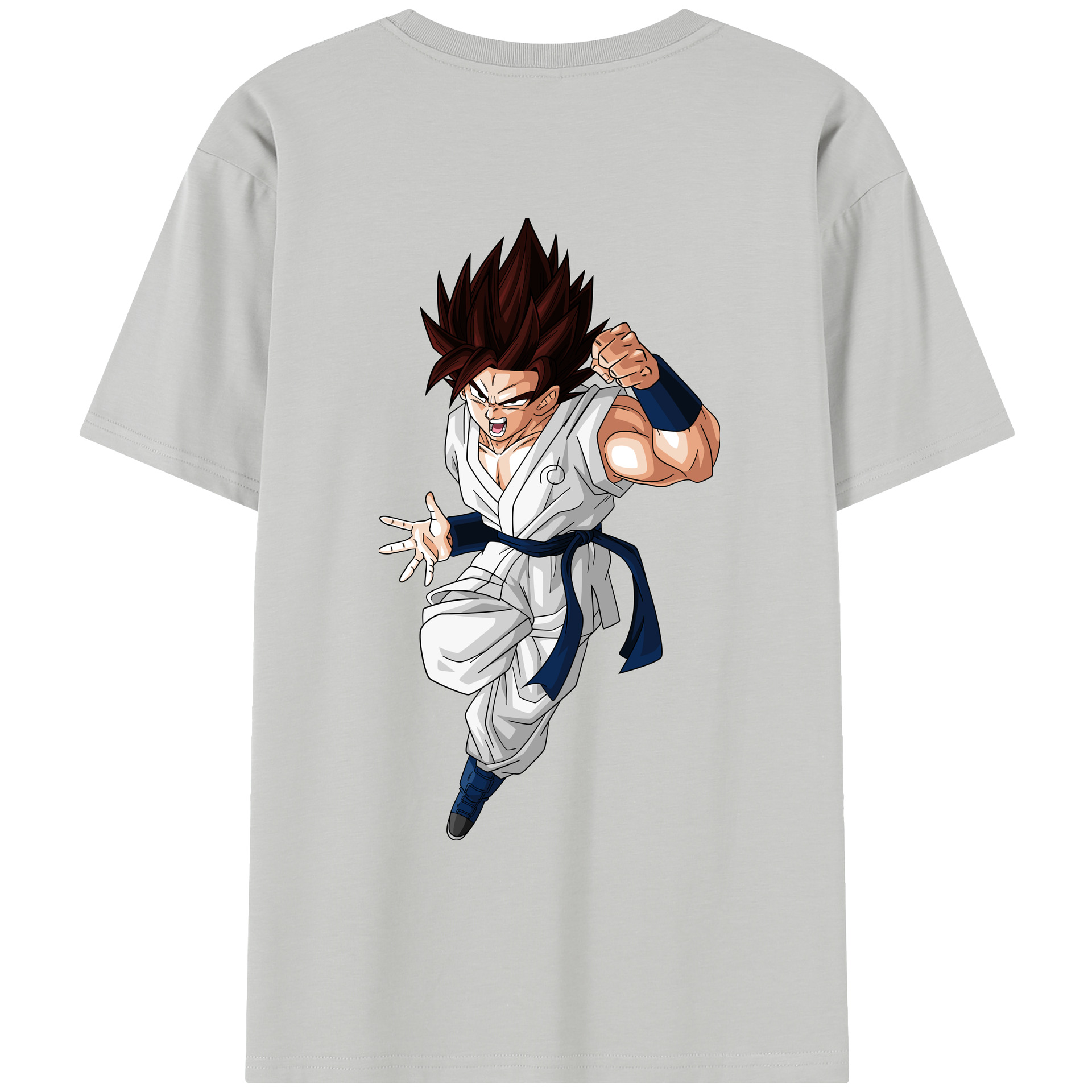 （画像用） ドラゴンボール 孫 悟飯（そんごはん）DRAGON BALL Son Gohan レディース半袖Tシャツ(バックプリント)