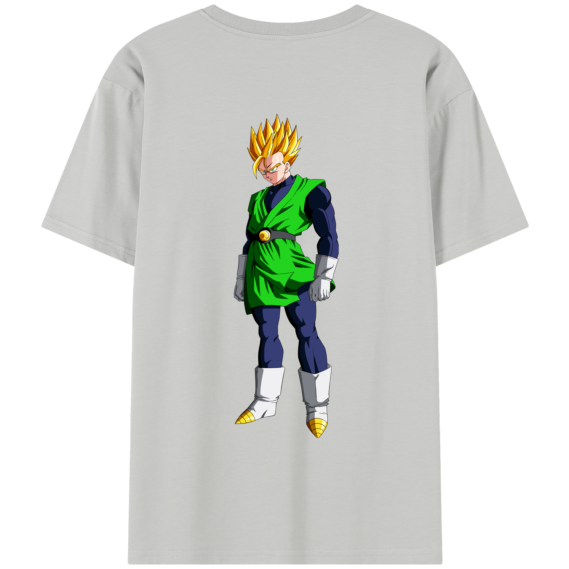 （画像用） ドラゴンボール 孫 悟飯（そんごはん）DRAGON BALL Son Gohan レディース半袖Tシャツ(バックプリント)