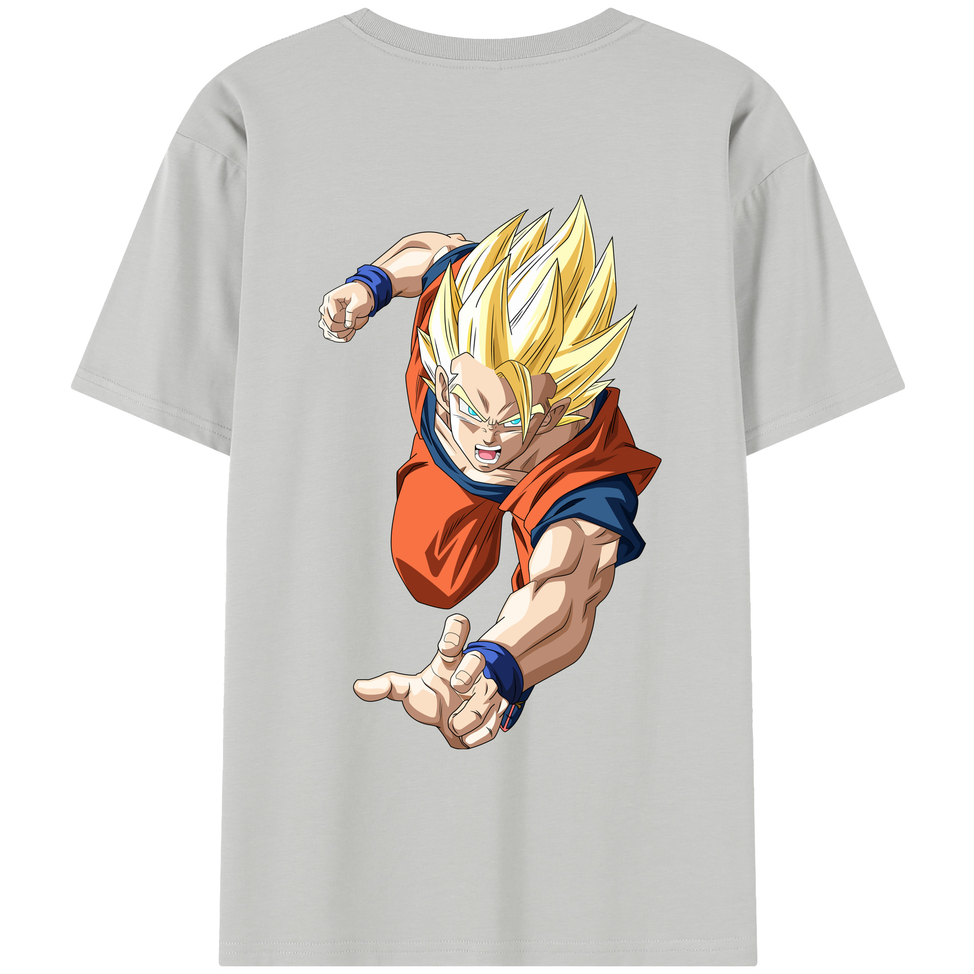 （画像用） ドラゴンボール 孫 悟飯（そんごはん）DRAGON BALL Son Gohan レディース半袖Tシャツ(バックプリント)