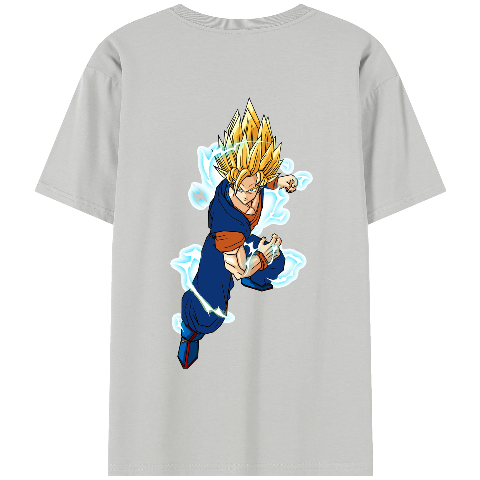 （画像用） ドラゴンボール 孫 悟飯（そんごはん）DRAGON BALL Son Gohan レディース半袖Tシャツ(バックプリント)