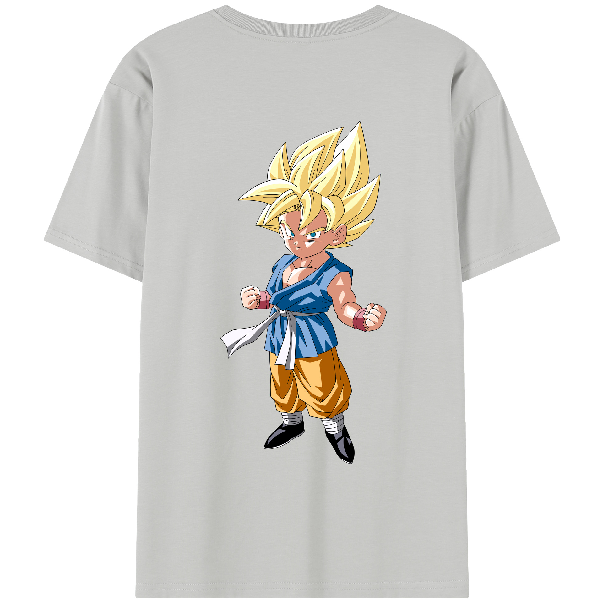 （画像用） ドラゴンボール 孫 悟飯（そんごはん）DRAGON BALL Son Gohan レディース半袖Tシャツ(バックプリント)