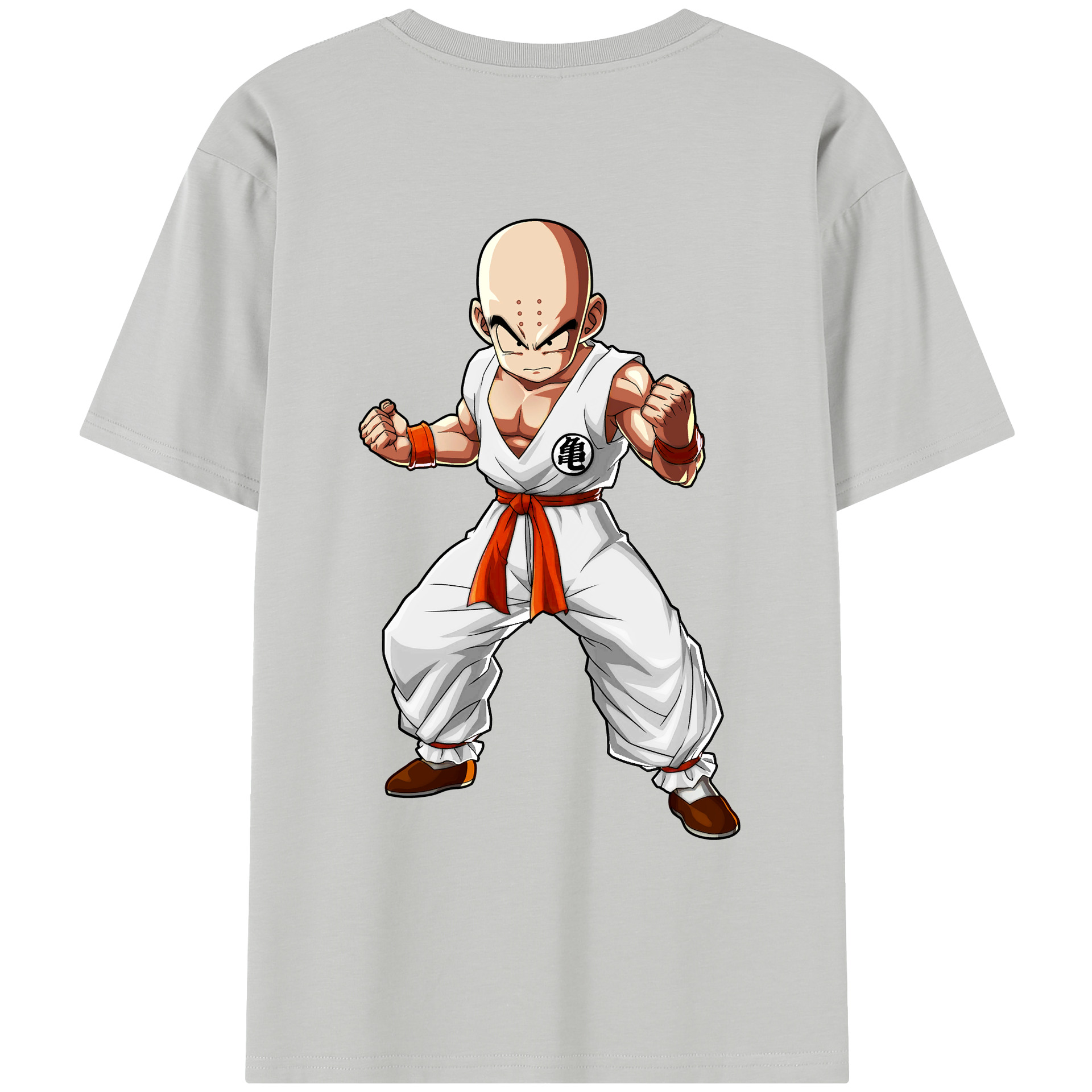 （画像用） ドラゴンボール クリリン DRAGON BALL krillin レディース半袖Tシャツ(バックプリント)
