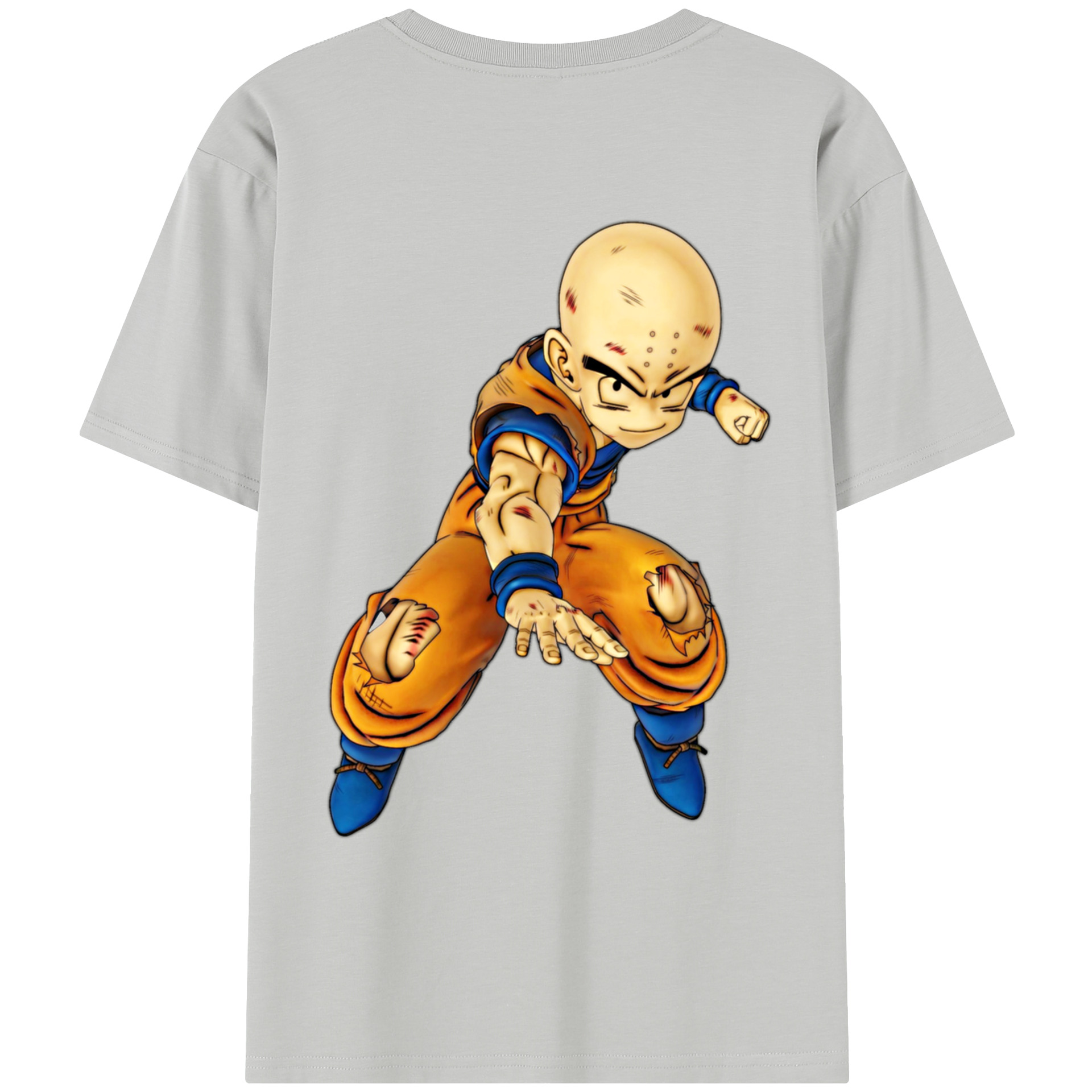 （画像用） ドラゴンボール クリリン DRAGON BALL krillin レディース半袖Tシャツ(バックプリント)
