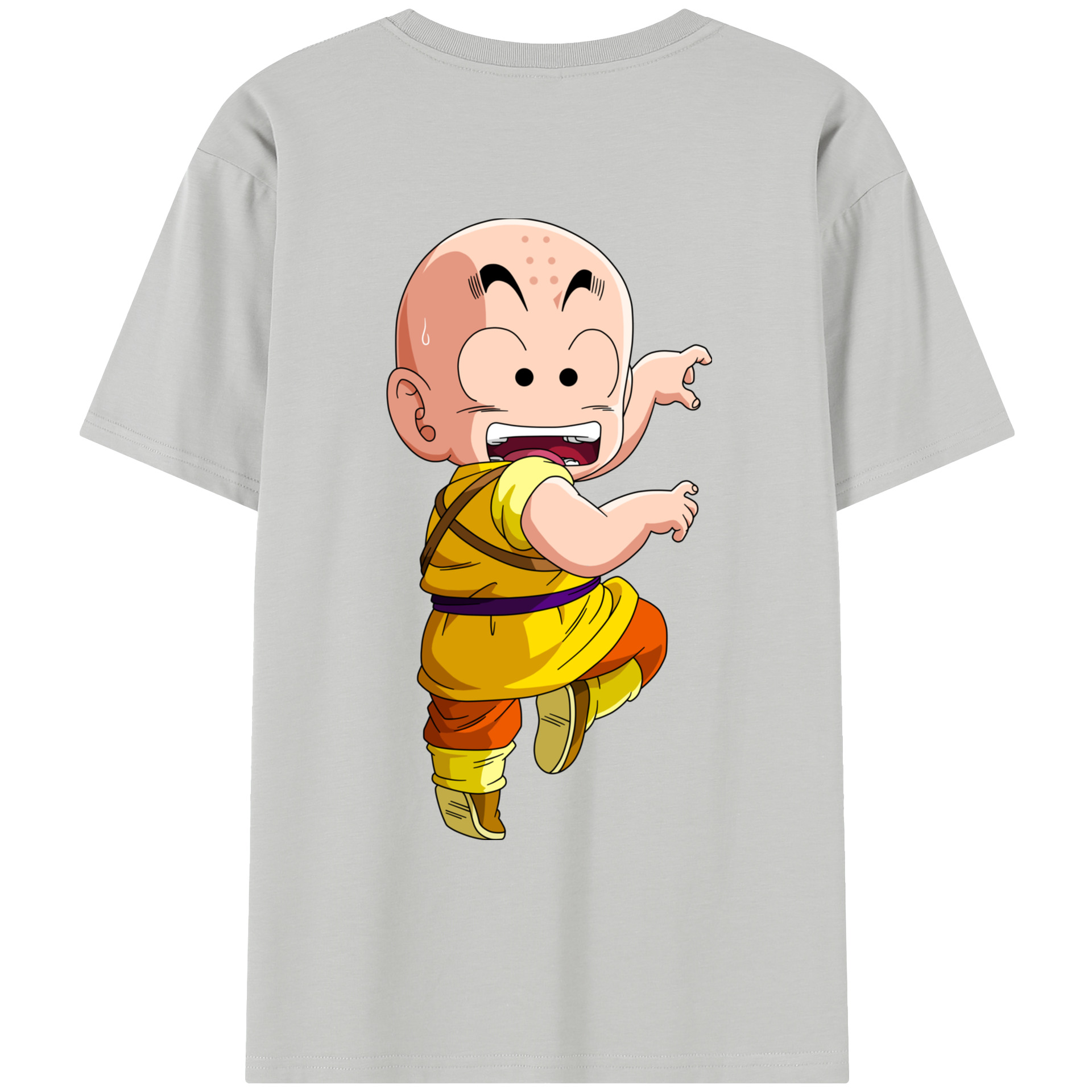 （画像用） ドラゴンボール クリリン DRAGON BALL krillin レディース半袖Tシャツ(バックプリント)