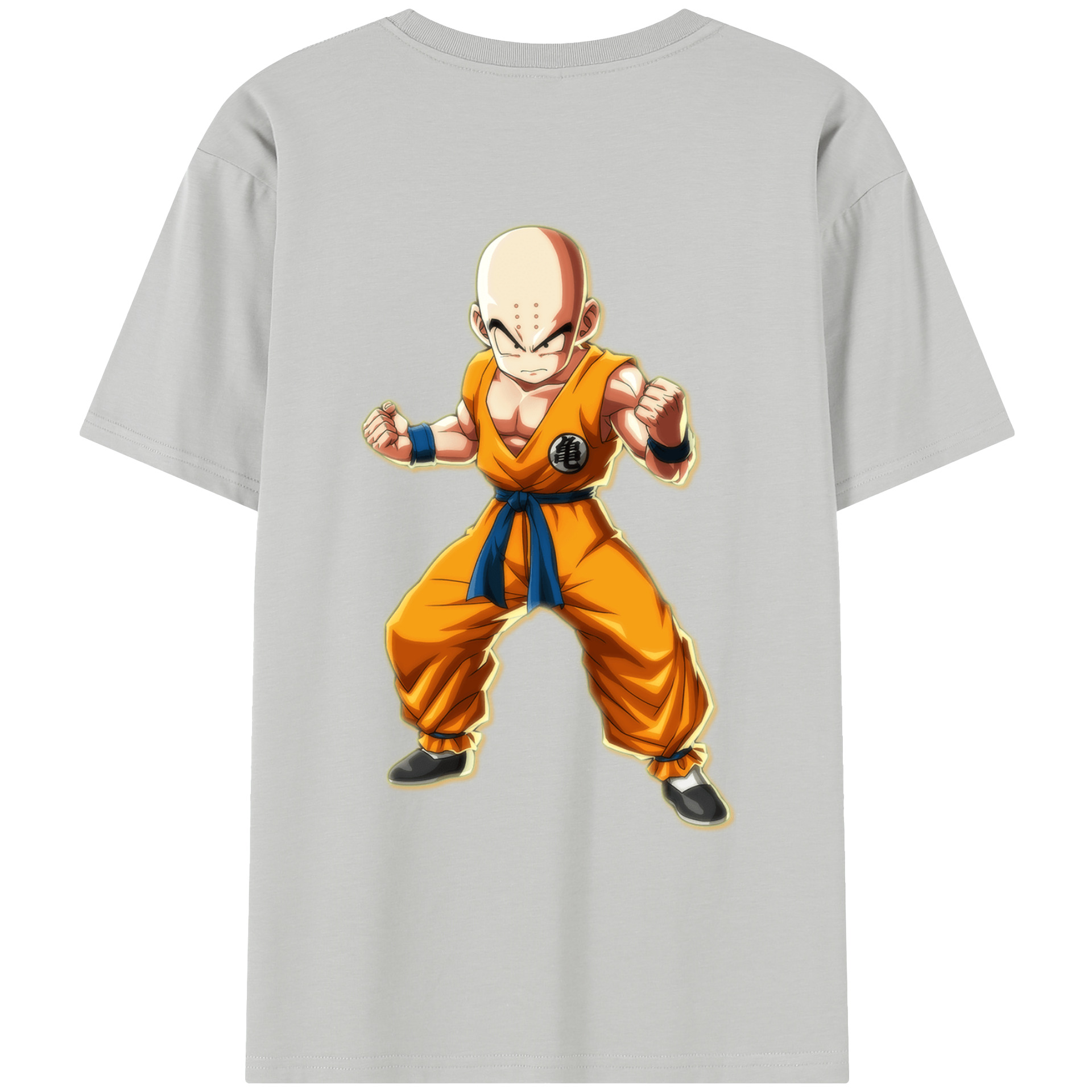 （画像用） ドラゴンボール クリリン DRAGON BALL krillin レディース半袖Tシャツ(バックプリント)