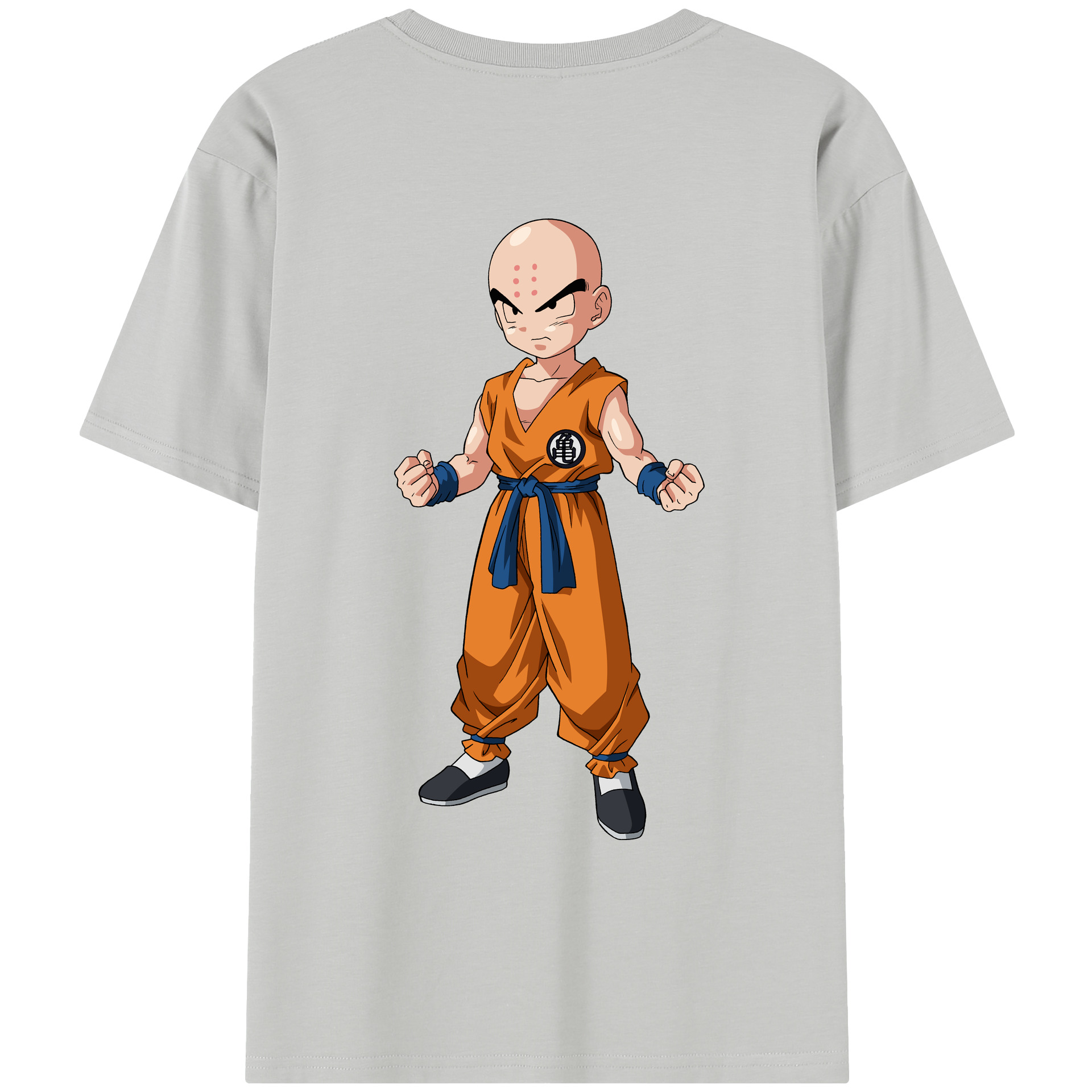 （画像用） ドラゴンボール クリリン DRAGON BALL krillin レディース半袖Tシャツ(バックプリント)
