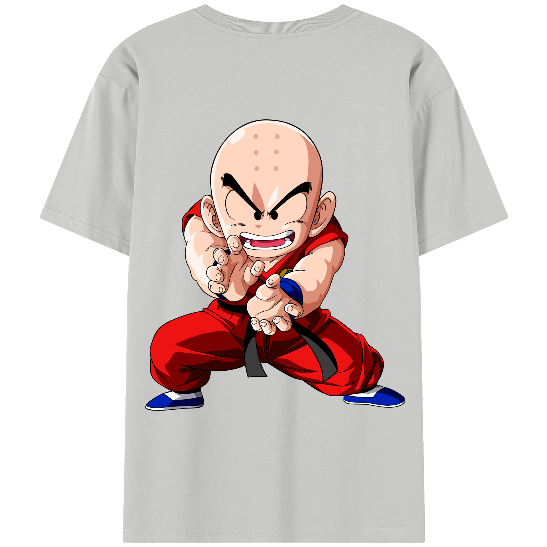 （画像用） ドラゴンボール クリリン DRAGON BALL krillin レディース半袖Tシャツ(バックプリント)